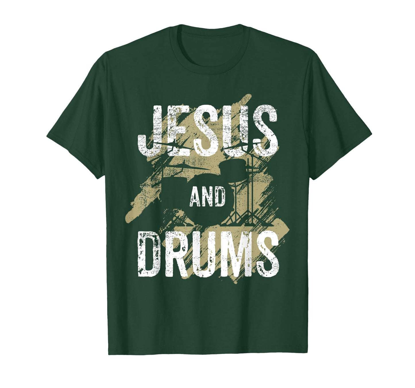 Church Drumming - Jesus & Drums - Christian Drummer T-Shirt