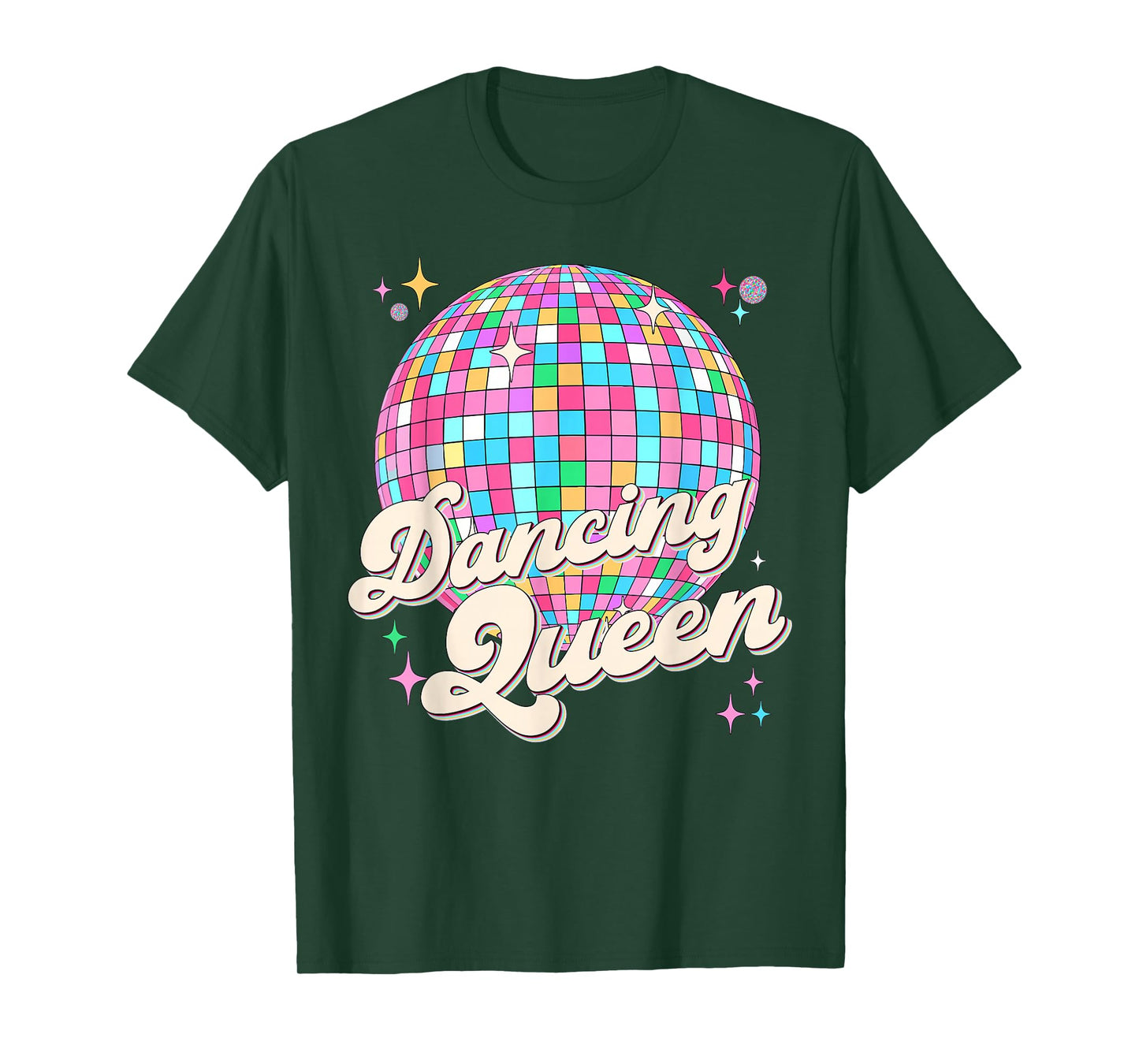 Dancing Queen Shirt Vintage Dancing 70s Women Girl T-Shirt