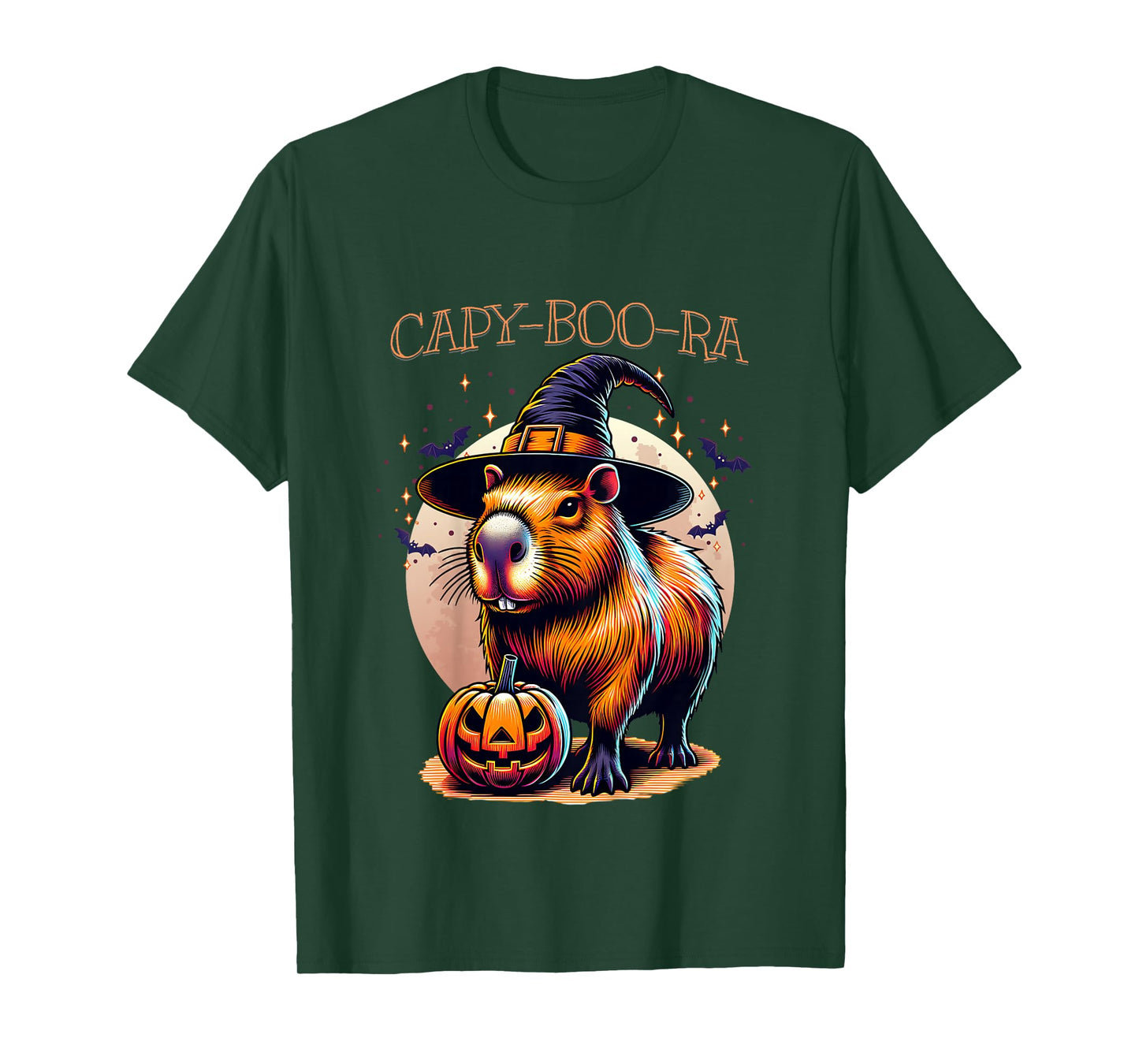 Halloween Capybara Witch Capy-Boo-Ra T-Shirt