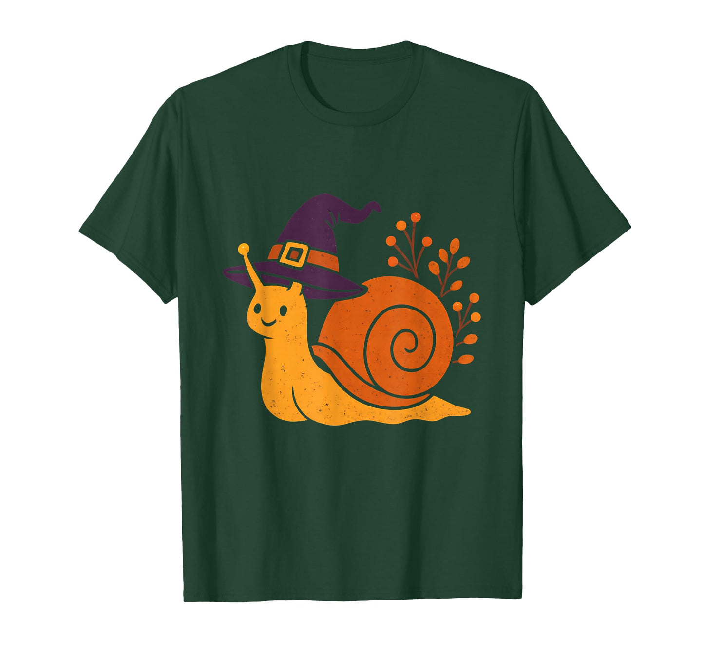 Witch Snail Halloween T-Shirt