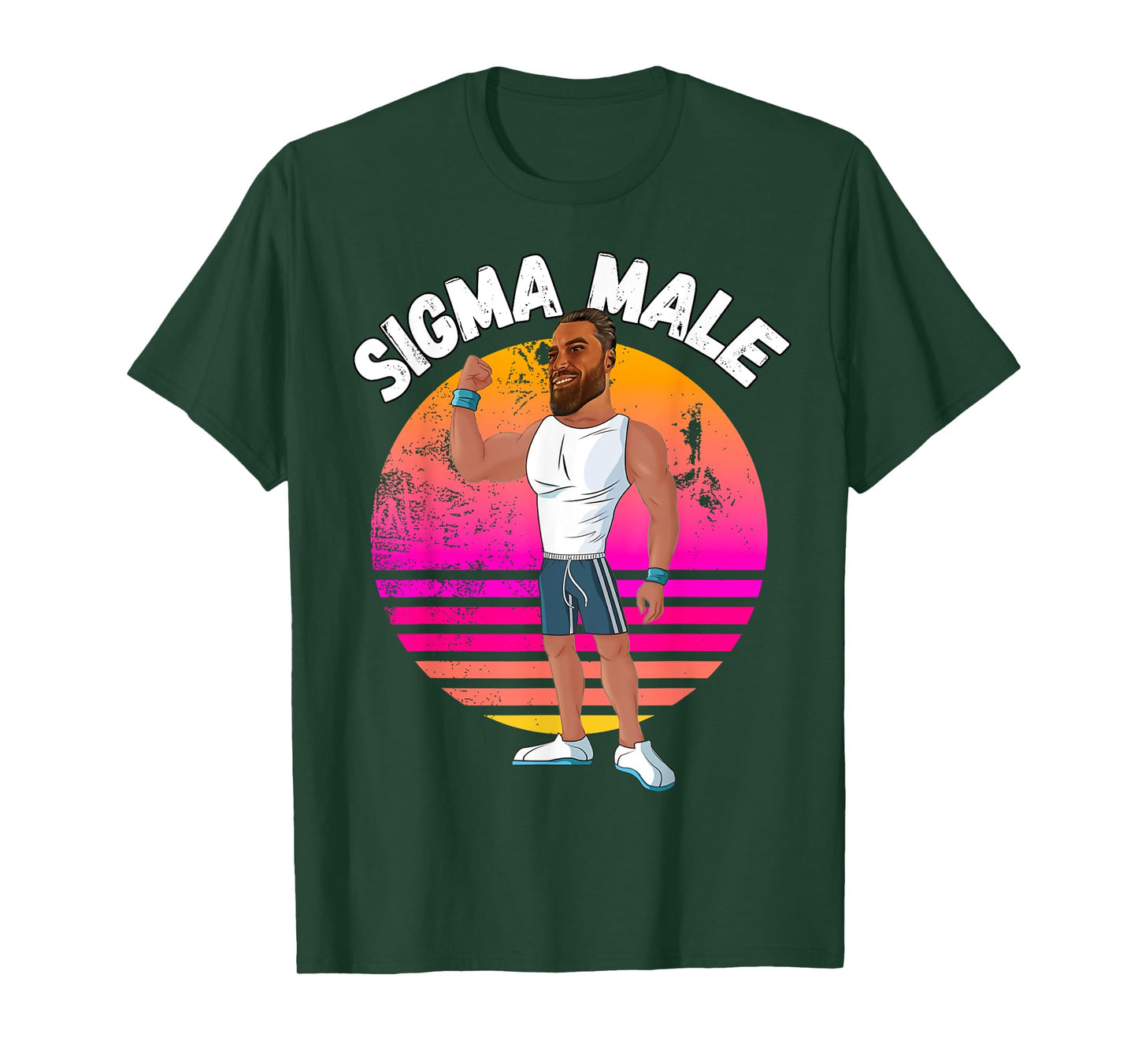 Gigachad Sigma Male Bodybuilder Giga Chad Sigma Grindset T-Shirt