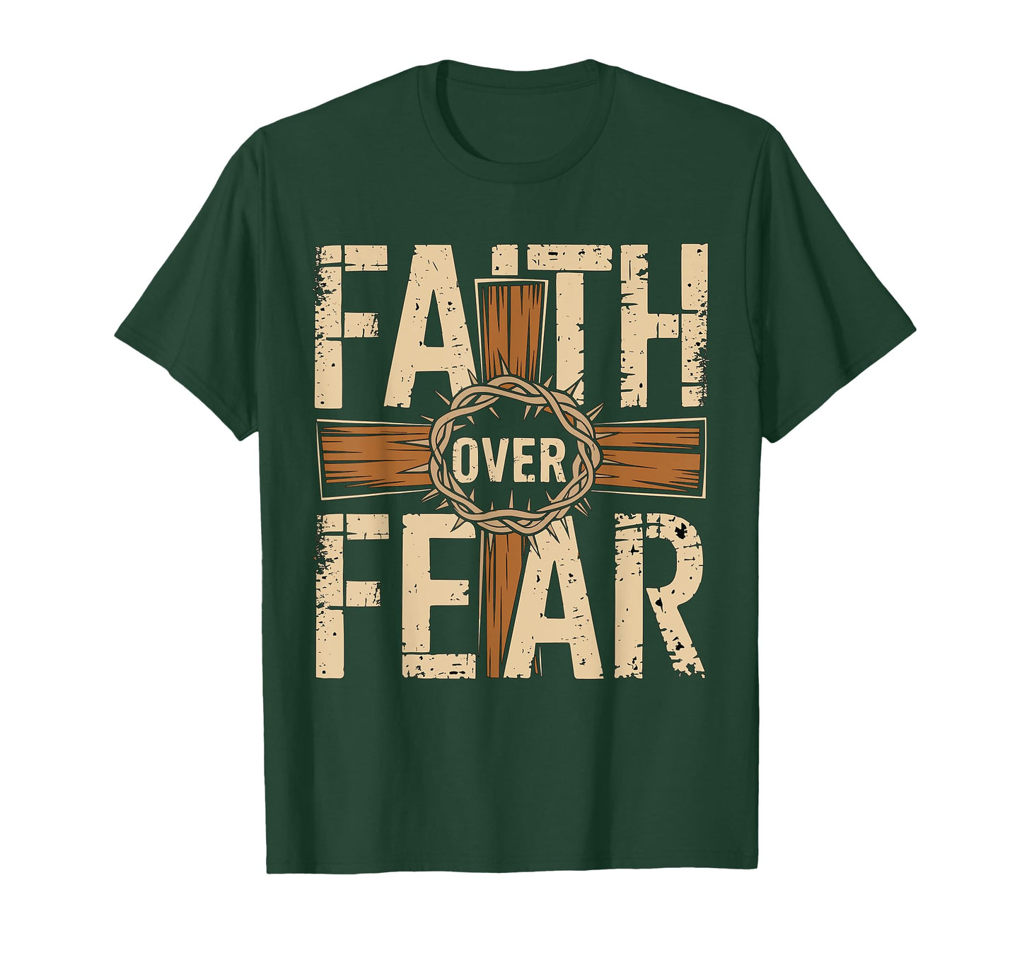 Faith over Fear Christian T-Shirt