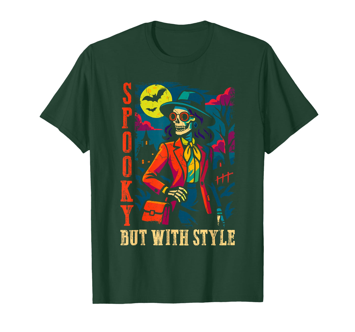 Spooky But with Style Halloween Spooky Haunted Season T-Shirt
