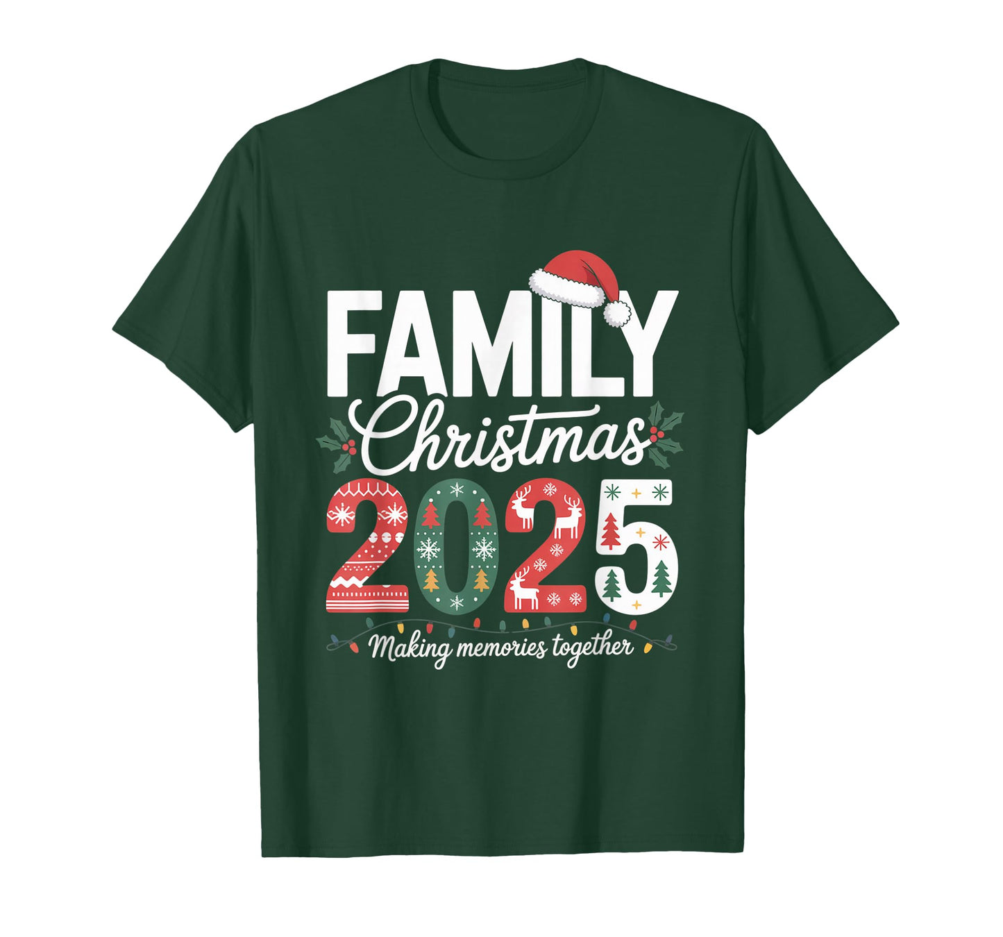 Family Christmas 2025 Santa Squad Matching Outfit T-Shirt