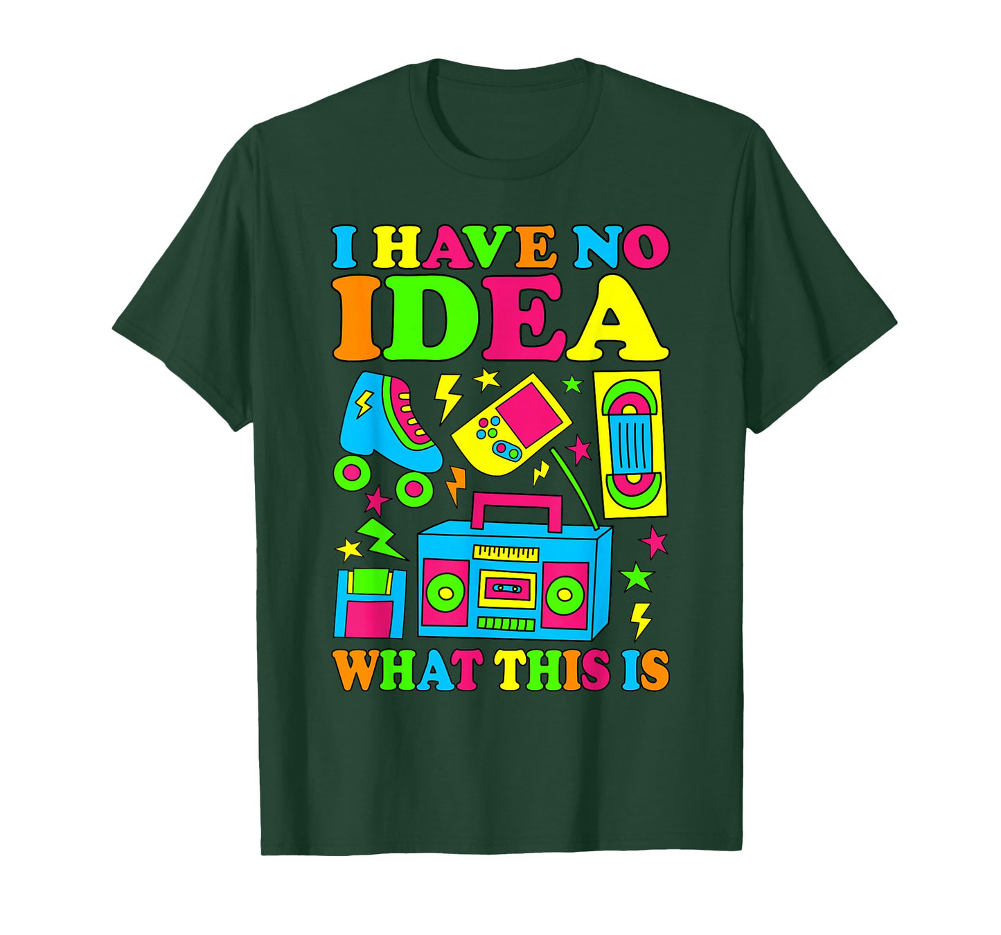 I Have No Idea What This Is Men Women 70s 80s 90s Kid Outfit T-Shirt