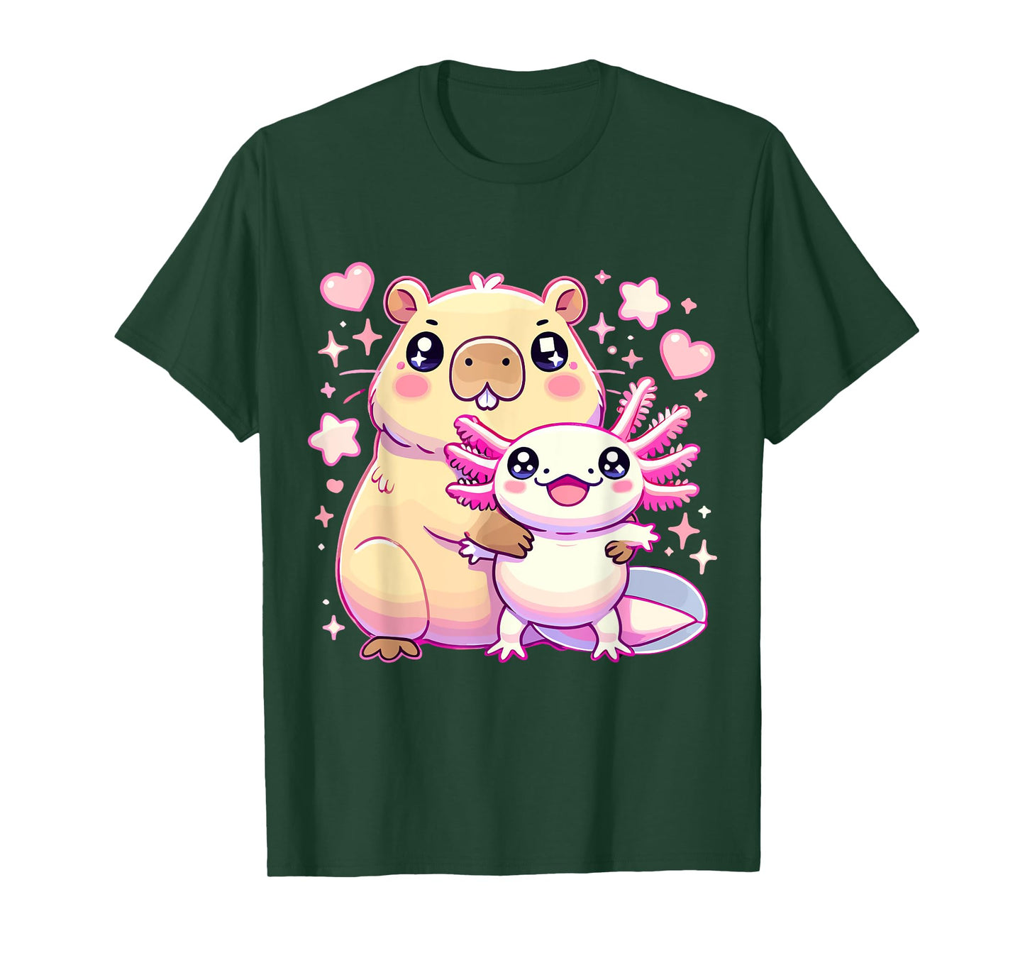 Capybara and Axolotl T-Shirt