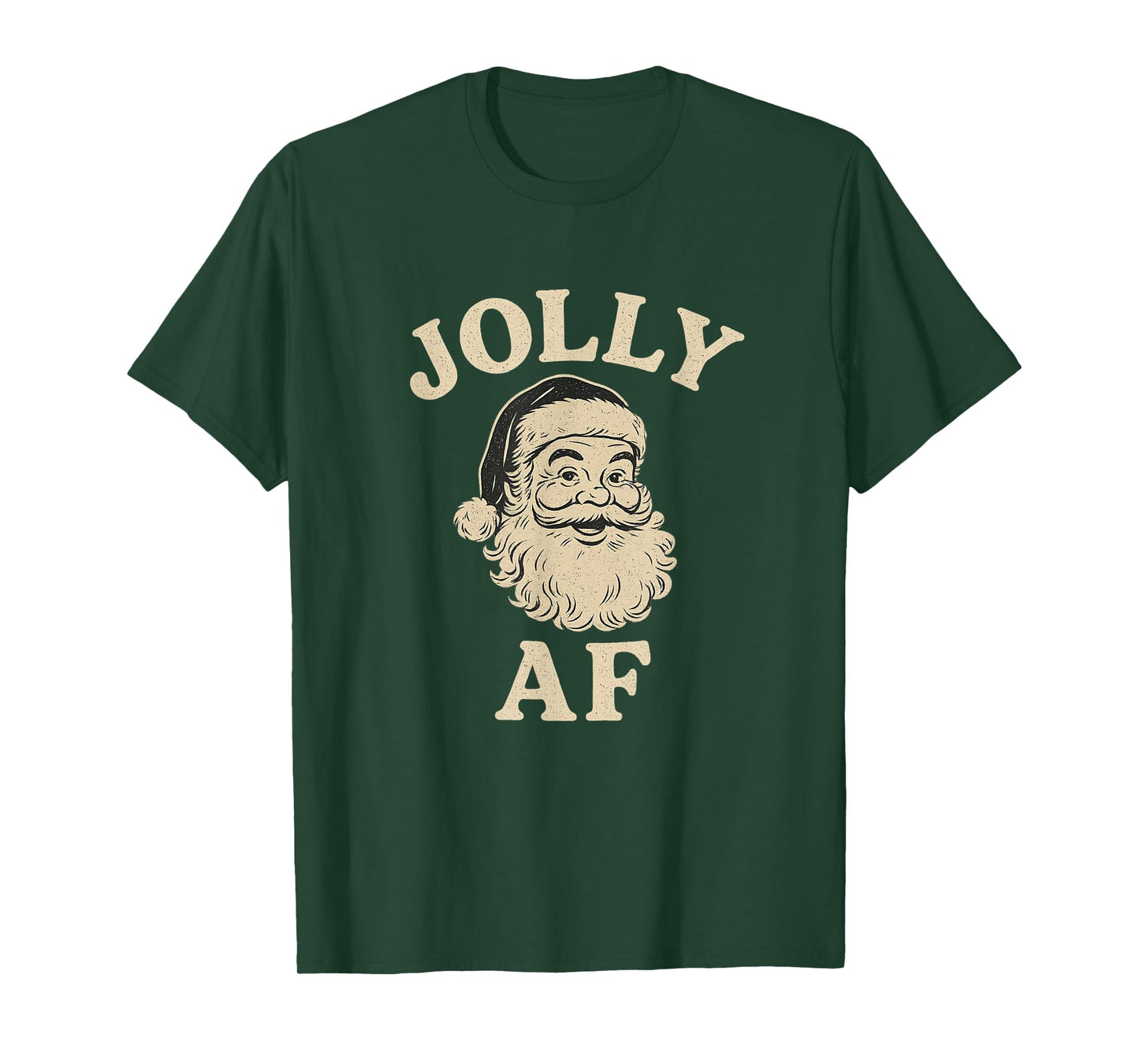 Jolly Santa Claus Vintage Humor Design T-Shirt