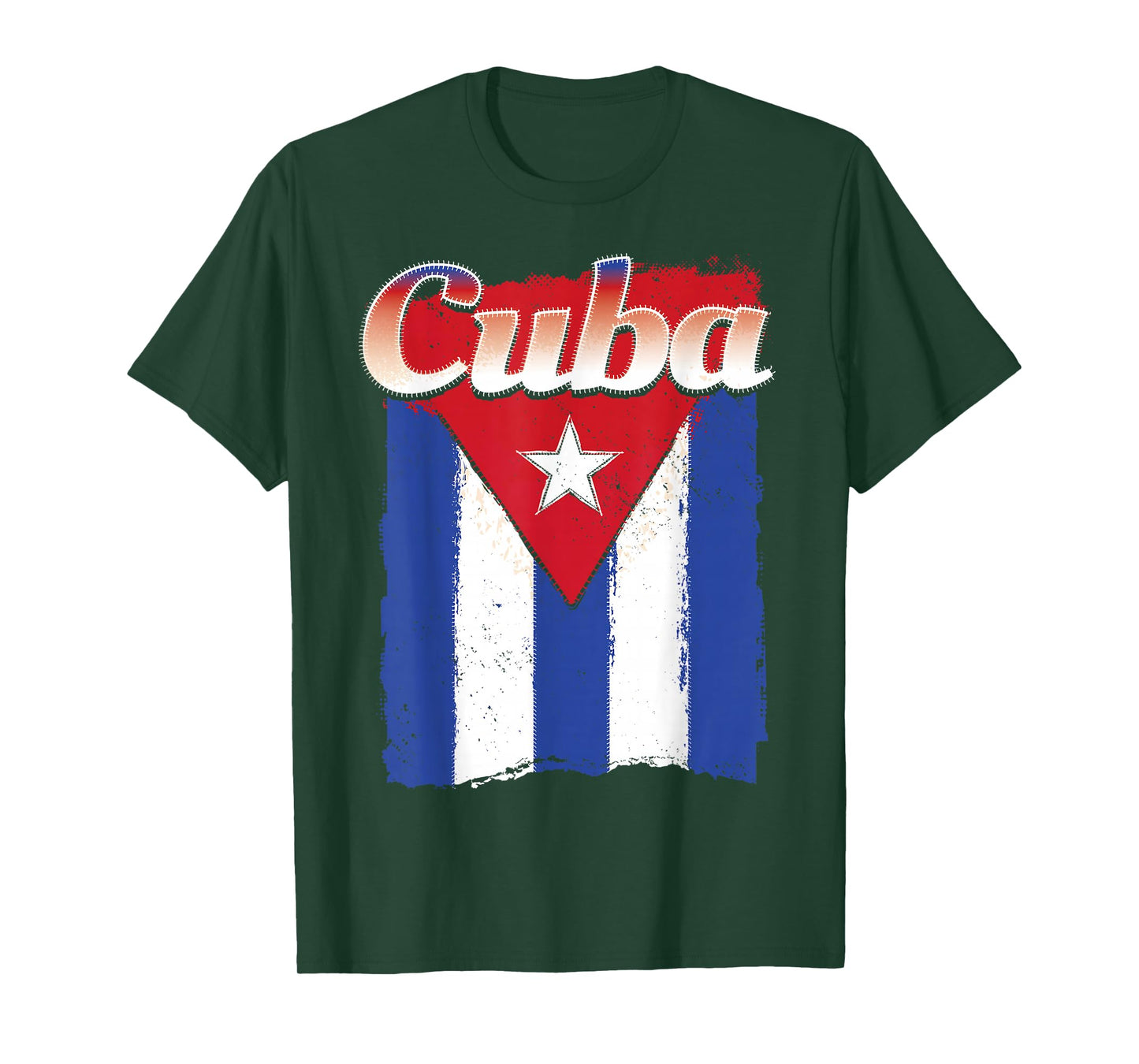 Cuban Flag Shirt Cuba Hispanic Heritage Month Patriotic T-Shirt