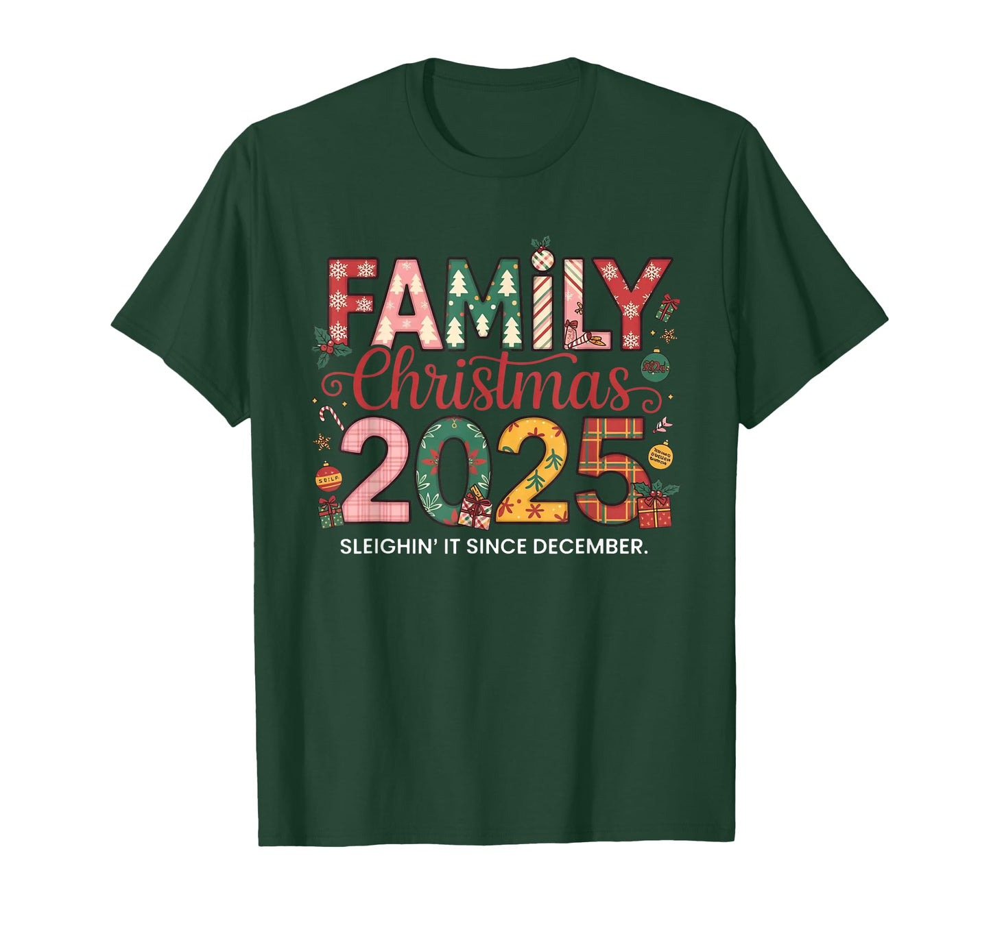 Family Christmas 2025 Making Memories Together Xmas Matching T-Shirt