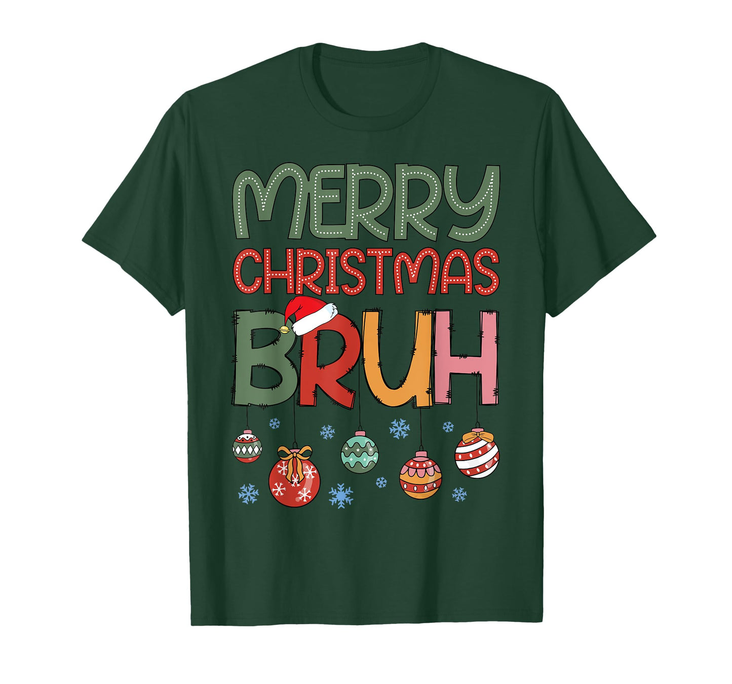 Funny Bruh Meme Saying Bro Boys Women Men Christmas T-Shirt