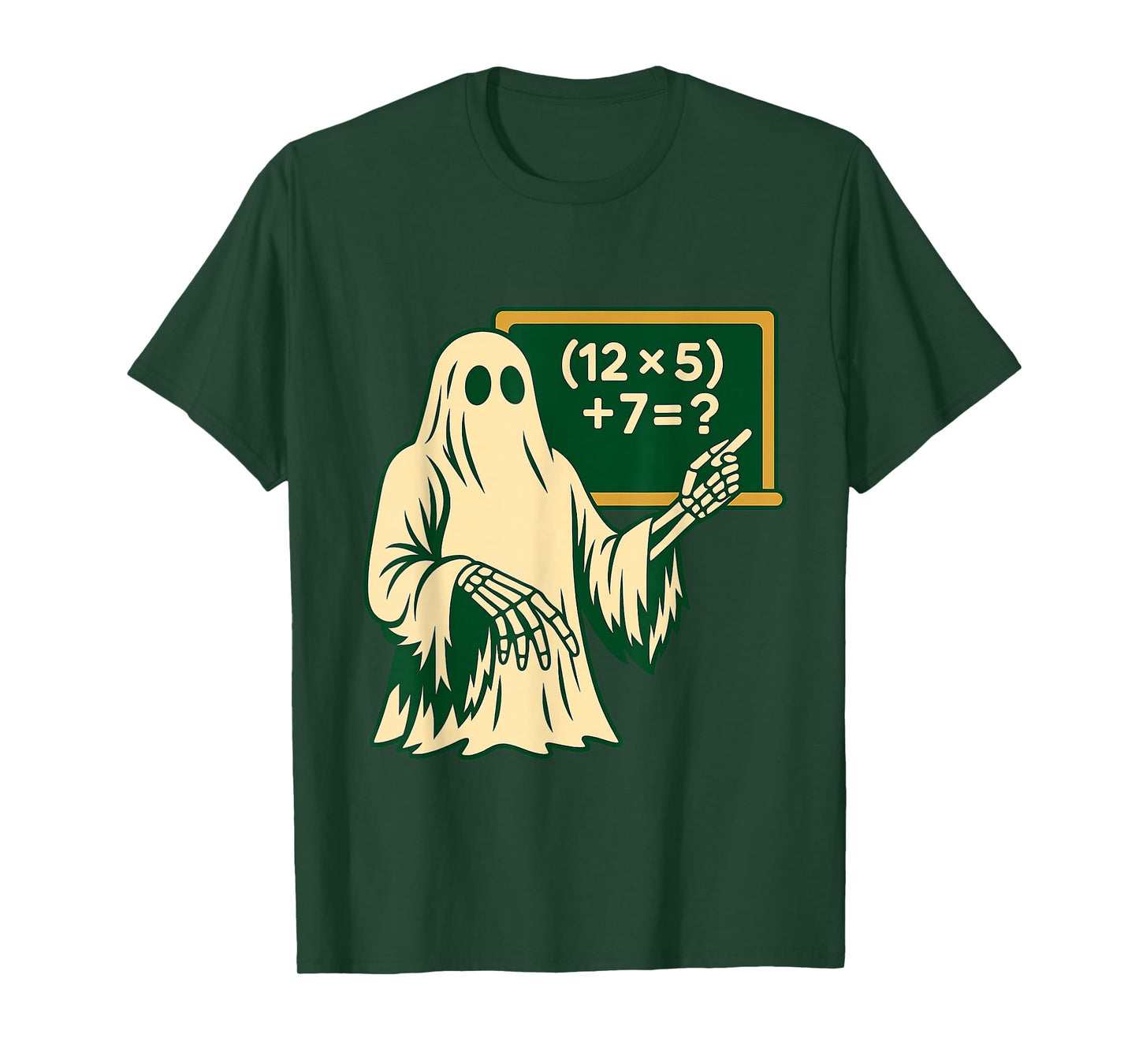 67 Teacher Halloween Ghost Six Seven Meme Brainrot Math Joke T-Shirt