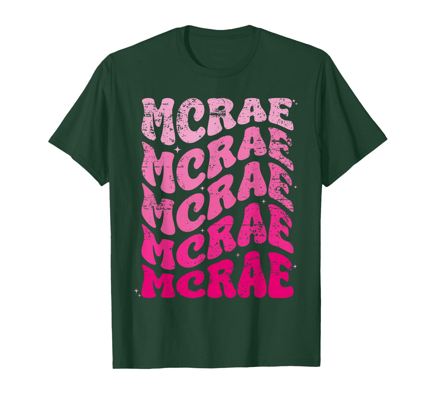 MCRAE Personalized Name I love MCRAE 70's Vintage T-Shirt