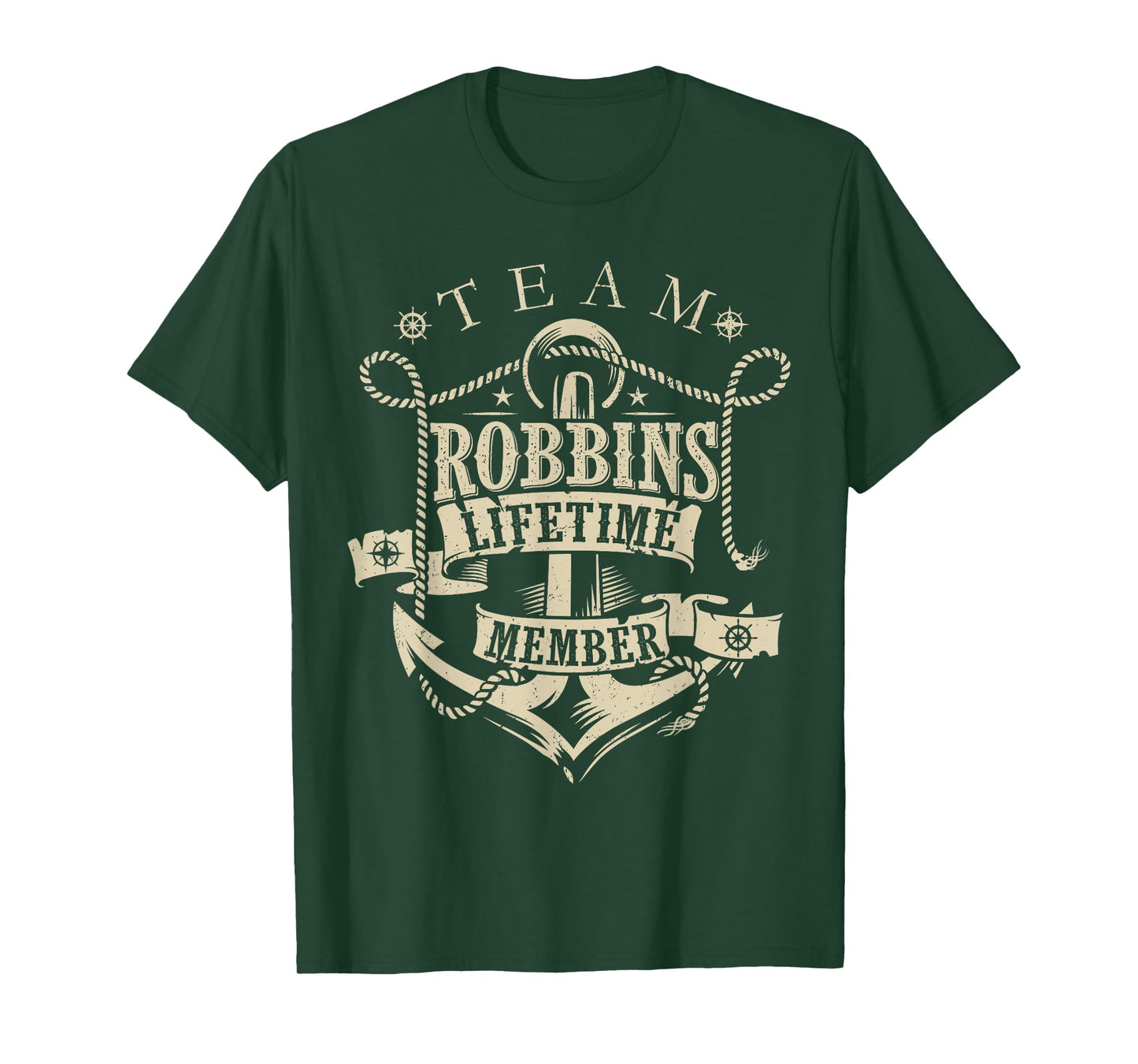 Team ROBBINS Lifetime Member Vintage ROBBINS Family Name T-Shirt