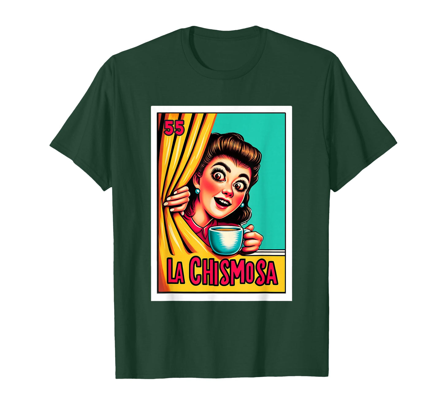 Mexican Lottery Designs Mexican La Chismosa Parody Lottery T-Shirt