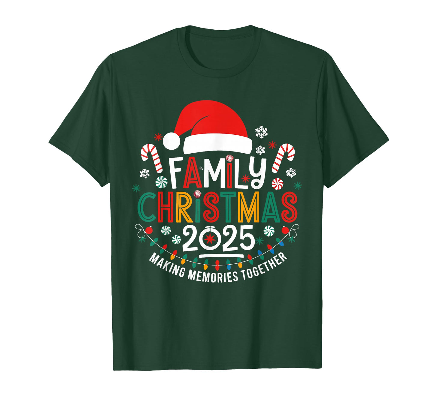 Family Christmas 2025 Matching Squad Xmas Men Women Kids T-Shirt