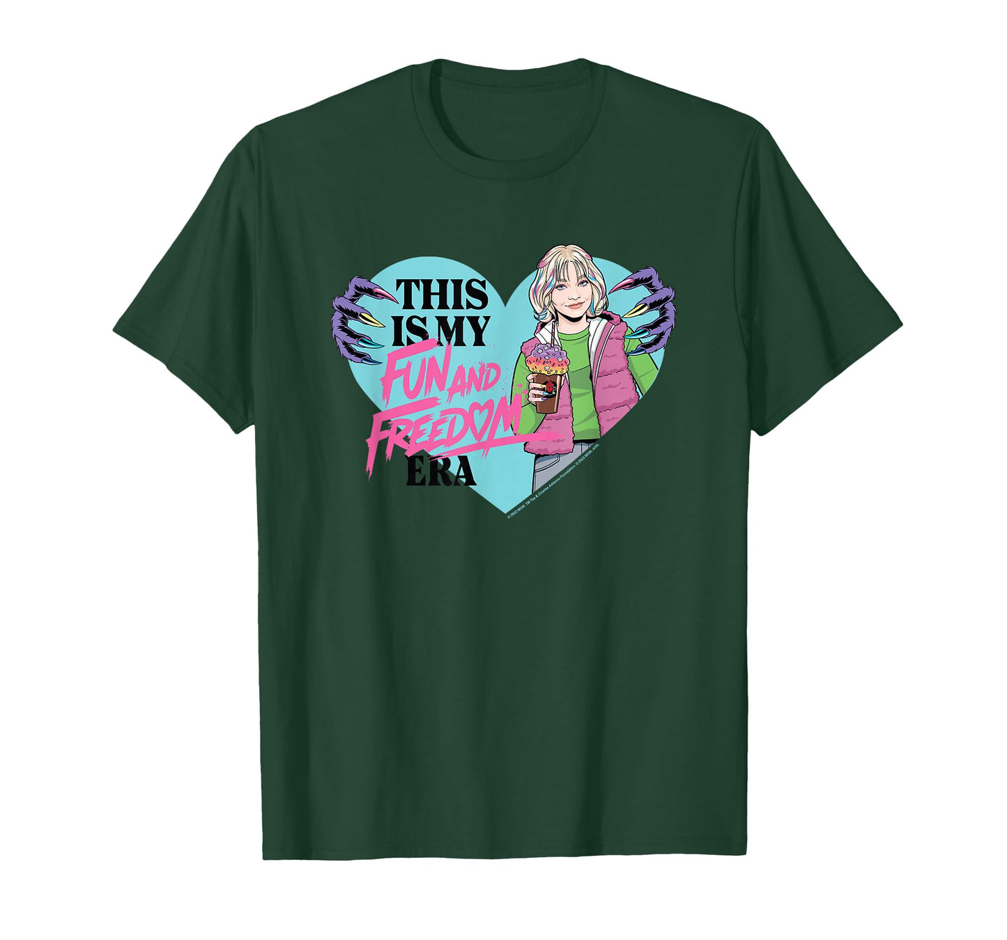 Wednesday Season 2 This is My Fun and Freedom Era Enid Heart T-Shirt