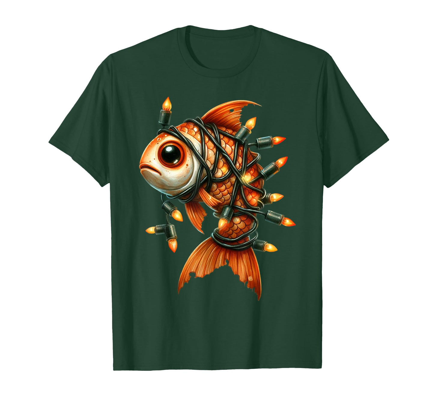 Sea Animal Red Fish Funny Halloween Costume Men Women Kids T-Shirt