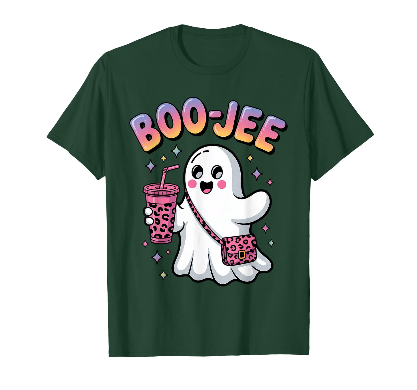 Funny Boo-JEE Ghost Spooky Season Halloween Trick or Treat T-Shirt
