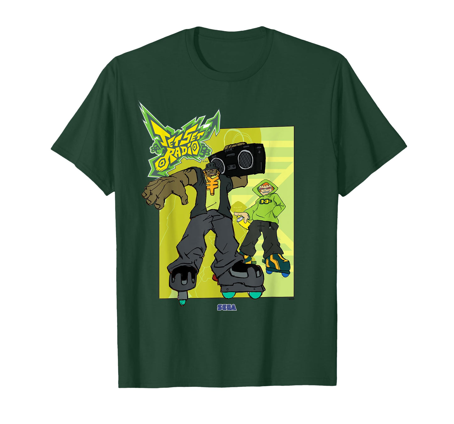 Jet Set Radio duo Combo, Yo-Yo SEGA Dreamcast video game T-Shirt
