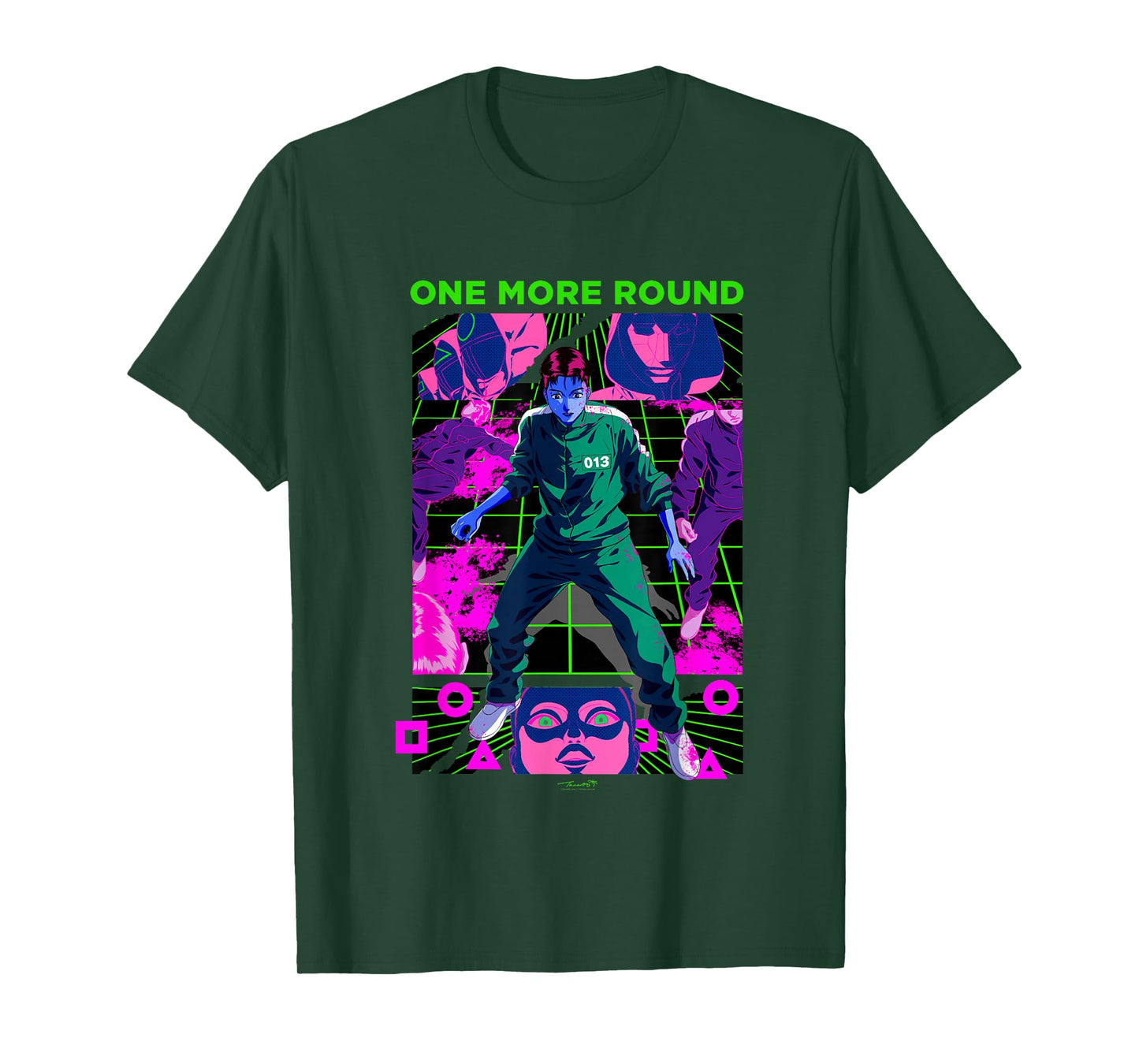 Squid Game 2 One More Round Player 013 Retro Manhwa Panels T-Shirt