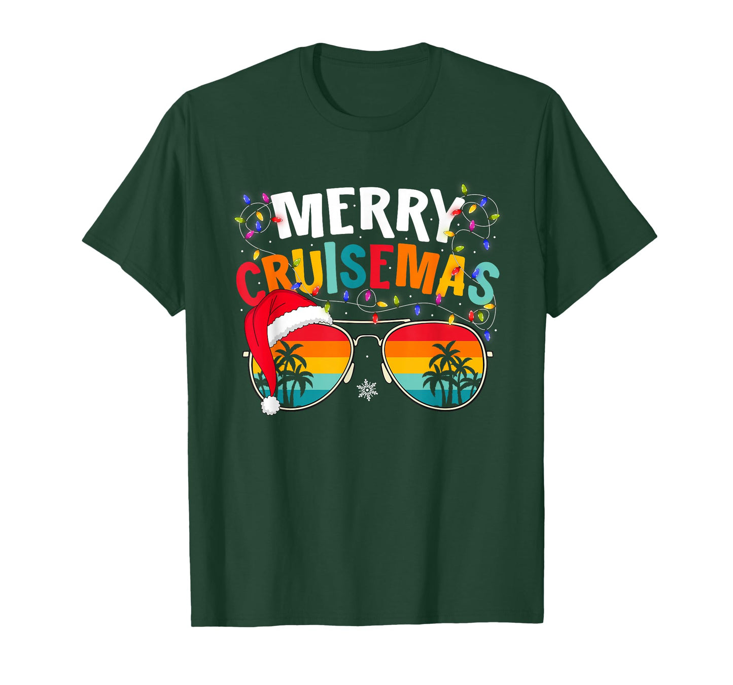 Merry Cruisemas Cruise Ship Cruising Vacation Christmas T-Shirt
