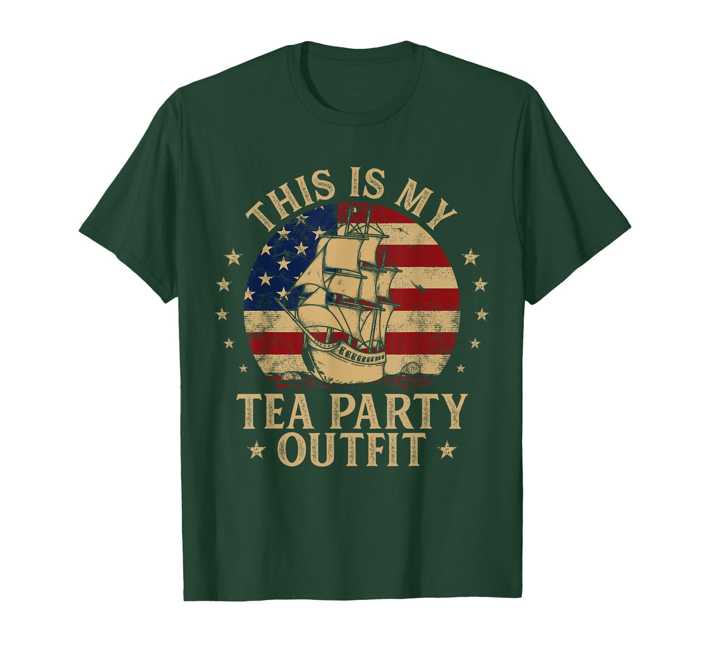 This Is My Tea Party Funny Historian American History Boston T-Shirt