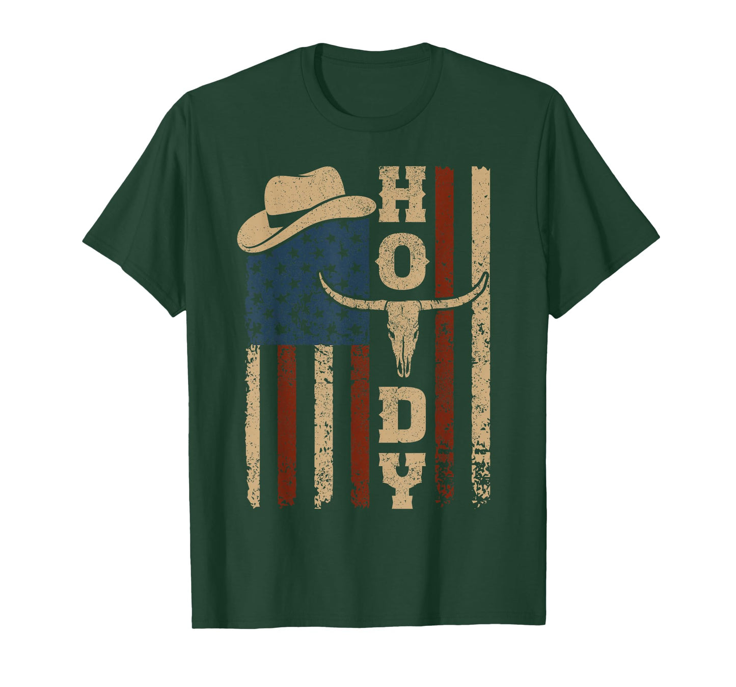 Western Country Men Teen Boy Kid Rodeo Southern Cowboy Howdy T-Shirt