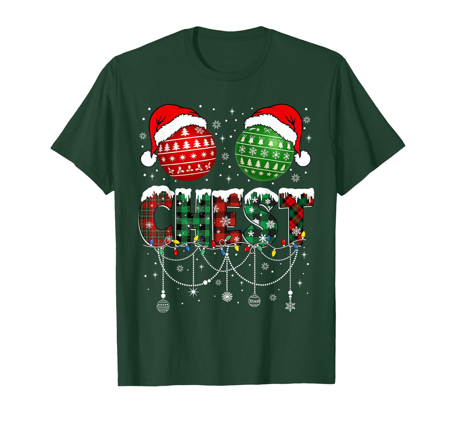 Funny Chestnuts Matching Family Chest Nuts Christmas Couples T-Shirt