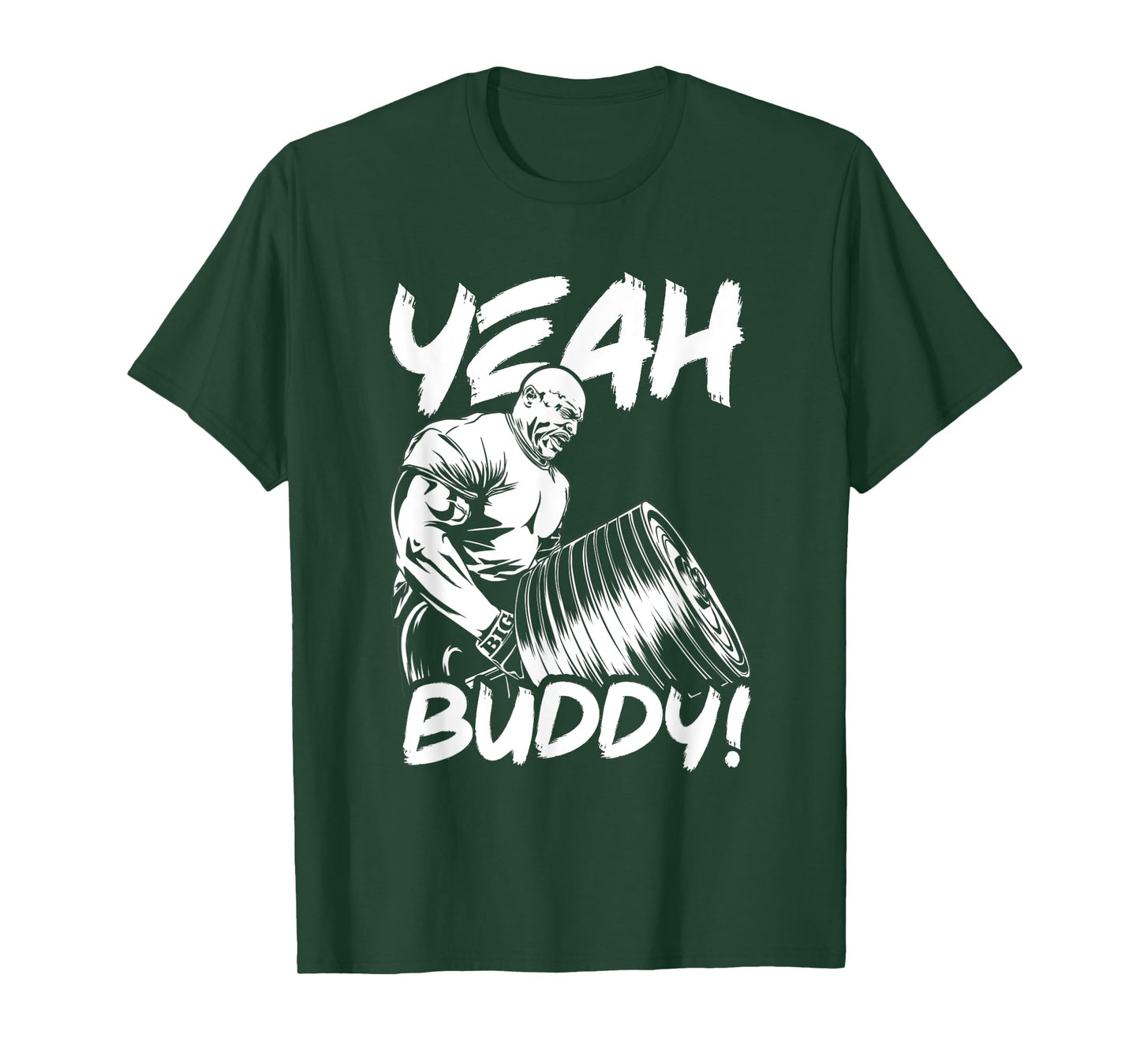 Yeah Buddy - Ronnie Coleman T-Bar Row - Gym Motivational T-Shirt