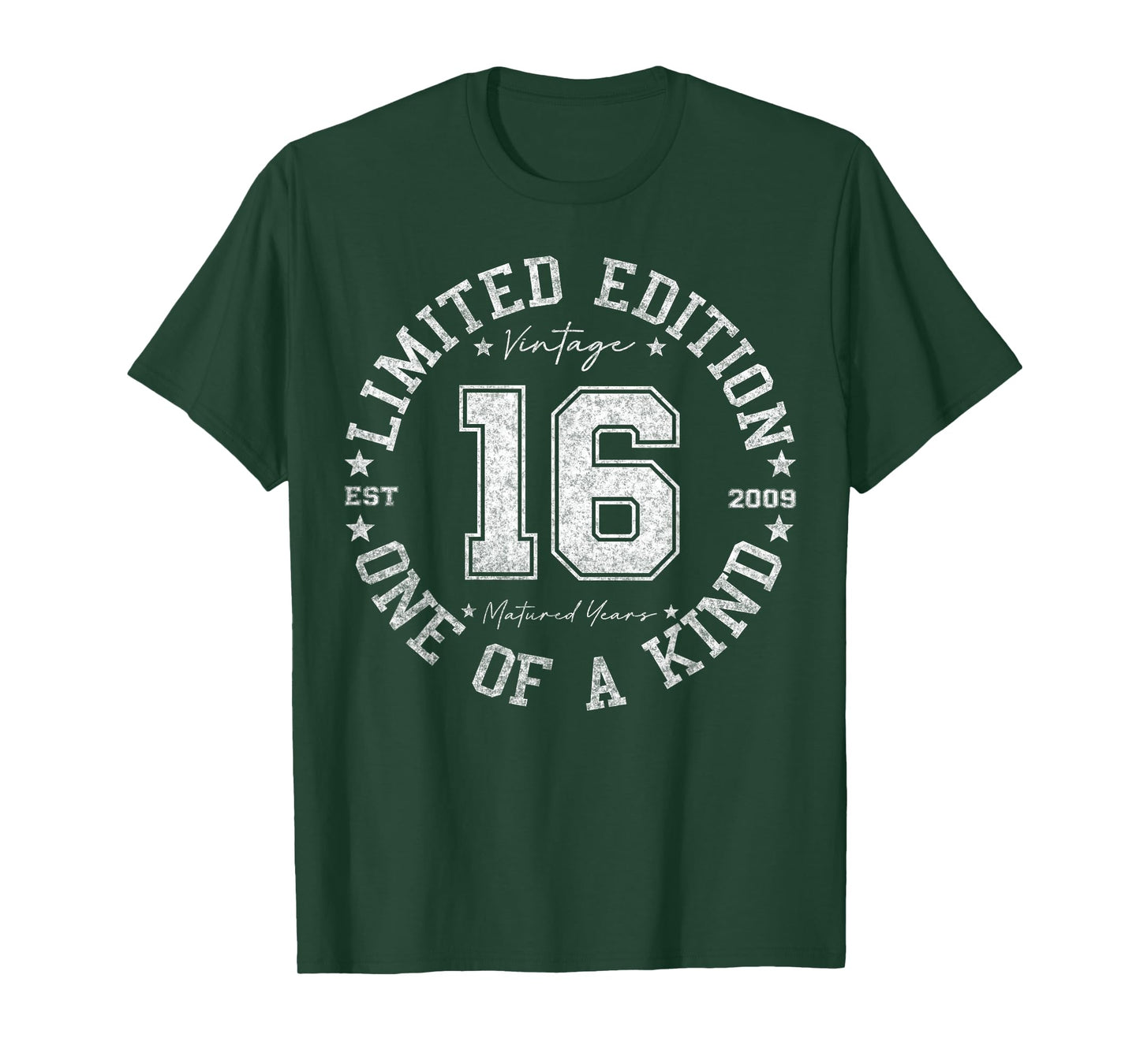 16 Year Old Gifts Vintage 2009 Limited Edition 16th Birthday T-Shirt