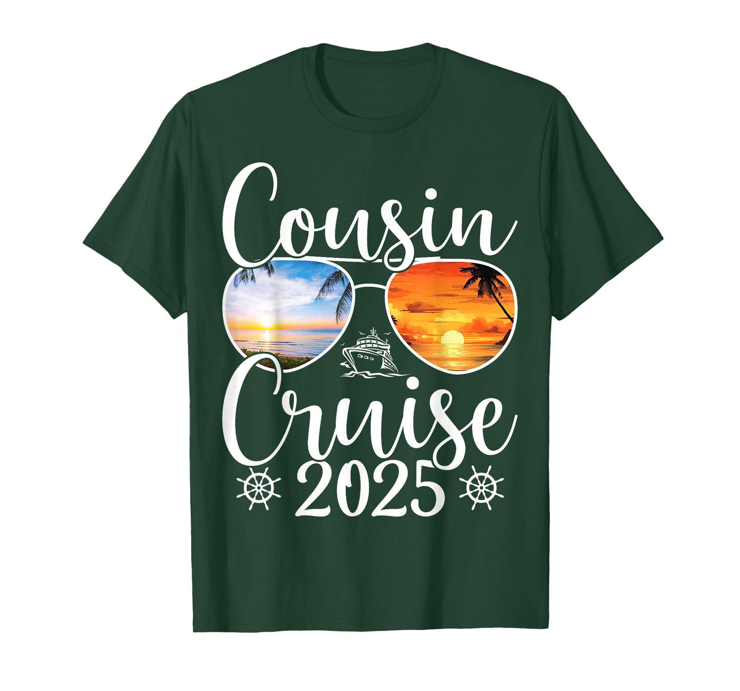 Cousin Cruise 2025 Girls Sister Cruise 2025 Vacation Lovers T-Shirt