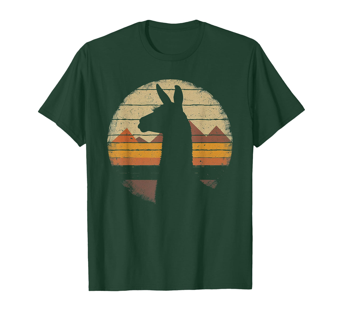 Llama Alpaca - Retro 70s 80s Graphic Vintage Men Women Kids T-Shirt