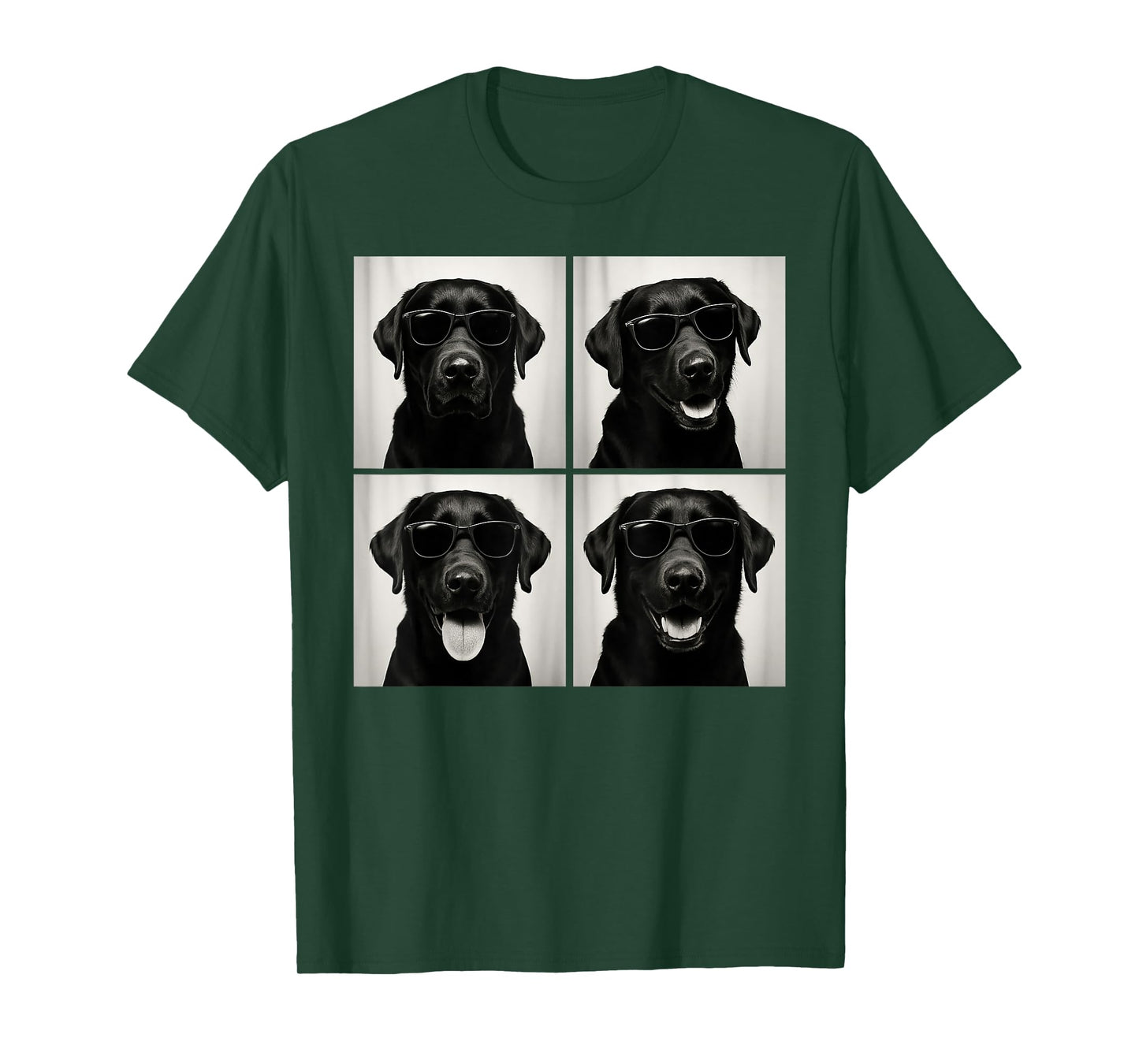 Funny Labrador Dog Lover Cute Black Lab Photo Booth T-Shirt
