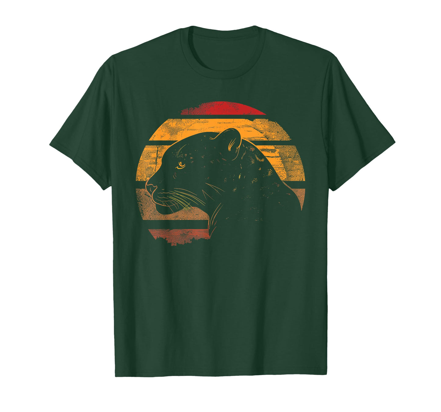 Jaguar Retro Vintage 80s Style Jaguar Wild Animals Lover T-Shirt