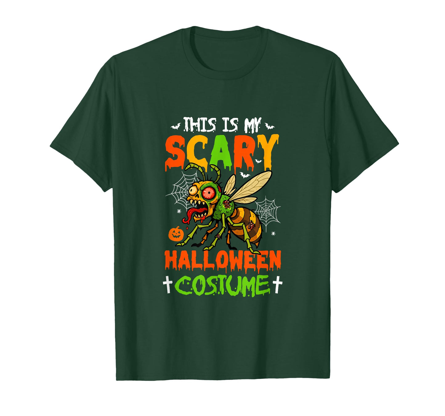 My Scary Halloween Costume Horror Insect Bee As Zombie T-Shirt