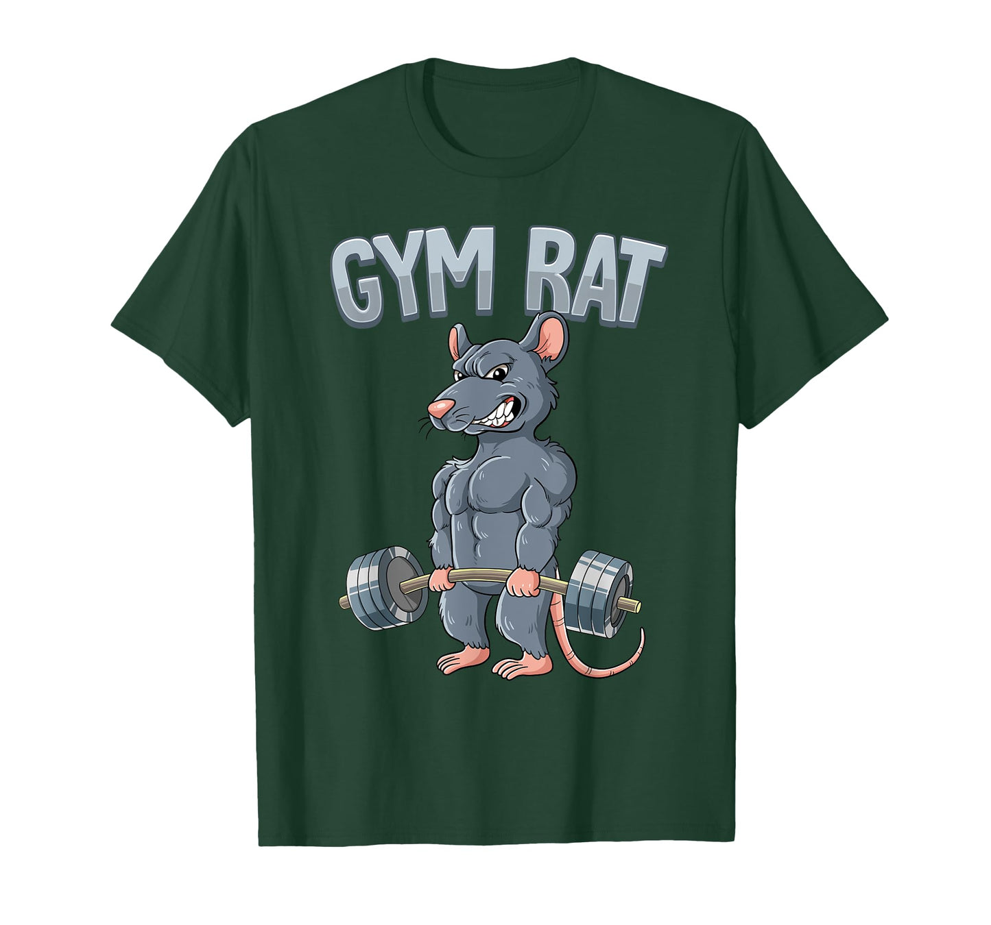 Weight Training Deadlift Gym Rat T-Shirt