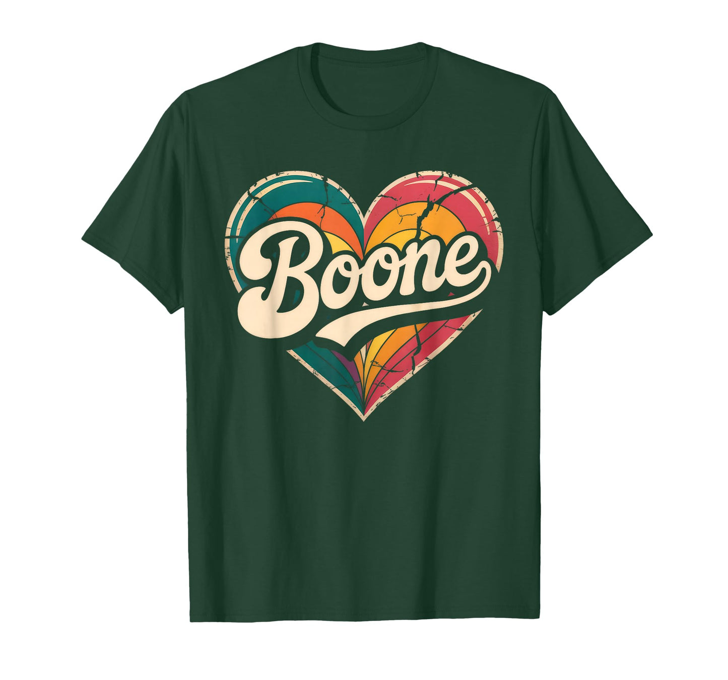 Retro Boone Lover Design for Boys Girls Men Women T-Shirt