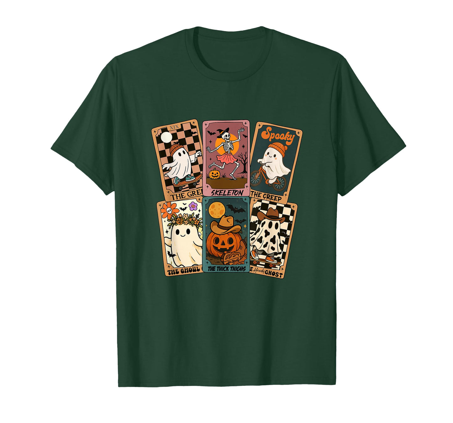 Tarot Card Collection Boo Activities Costume Halloween T-Shirt