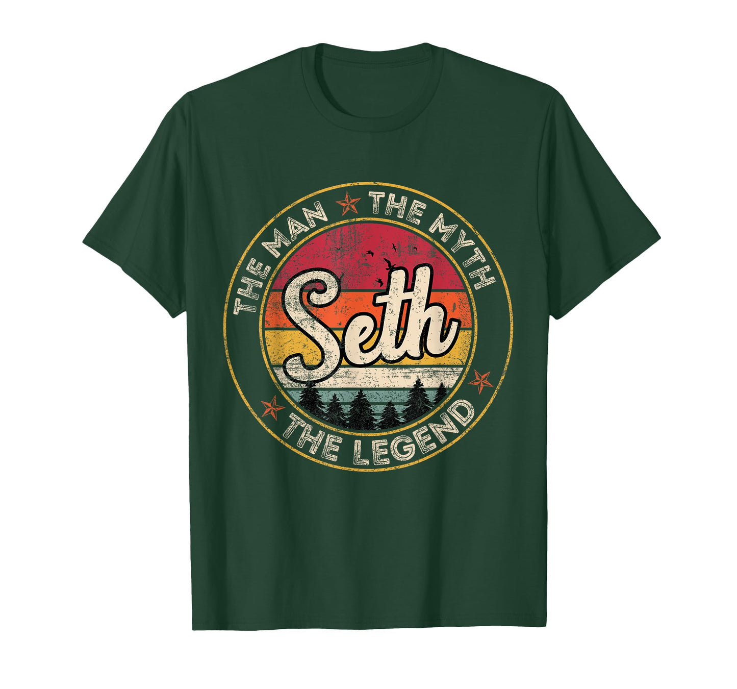 Seth The Man The Myth The Legend Personalized Name T-Shirt
