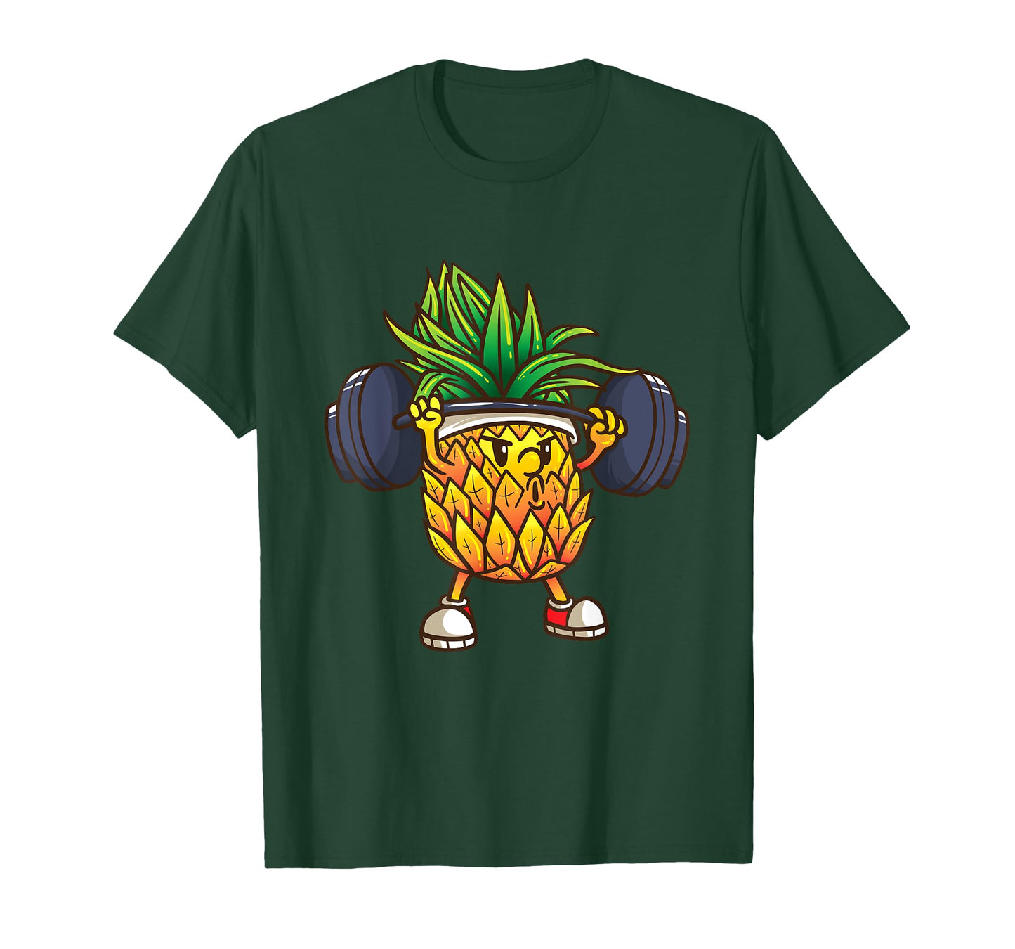 Funny Pineapple Powerlifting Weightlifting Gym Workout Girls T-Shirt