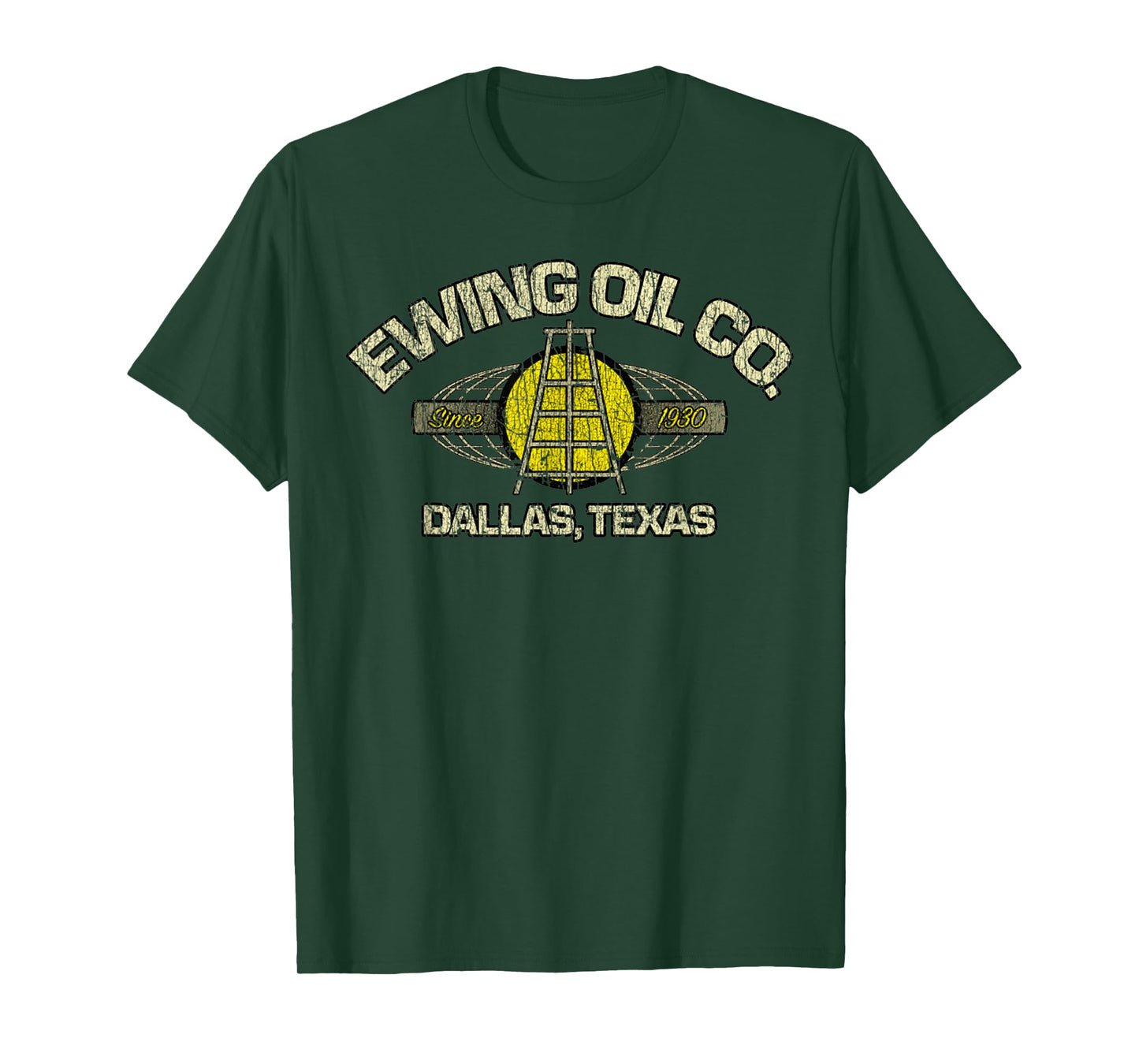 Vintage Funny Oil Basic Enthusiasts Retro Ewing Classic T-Shirt