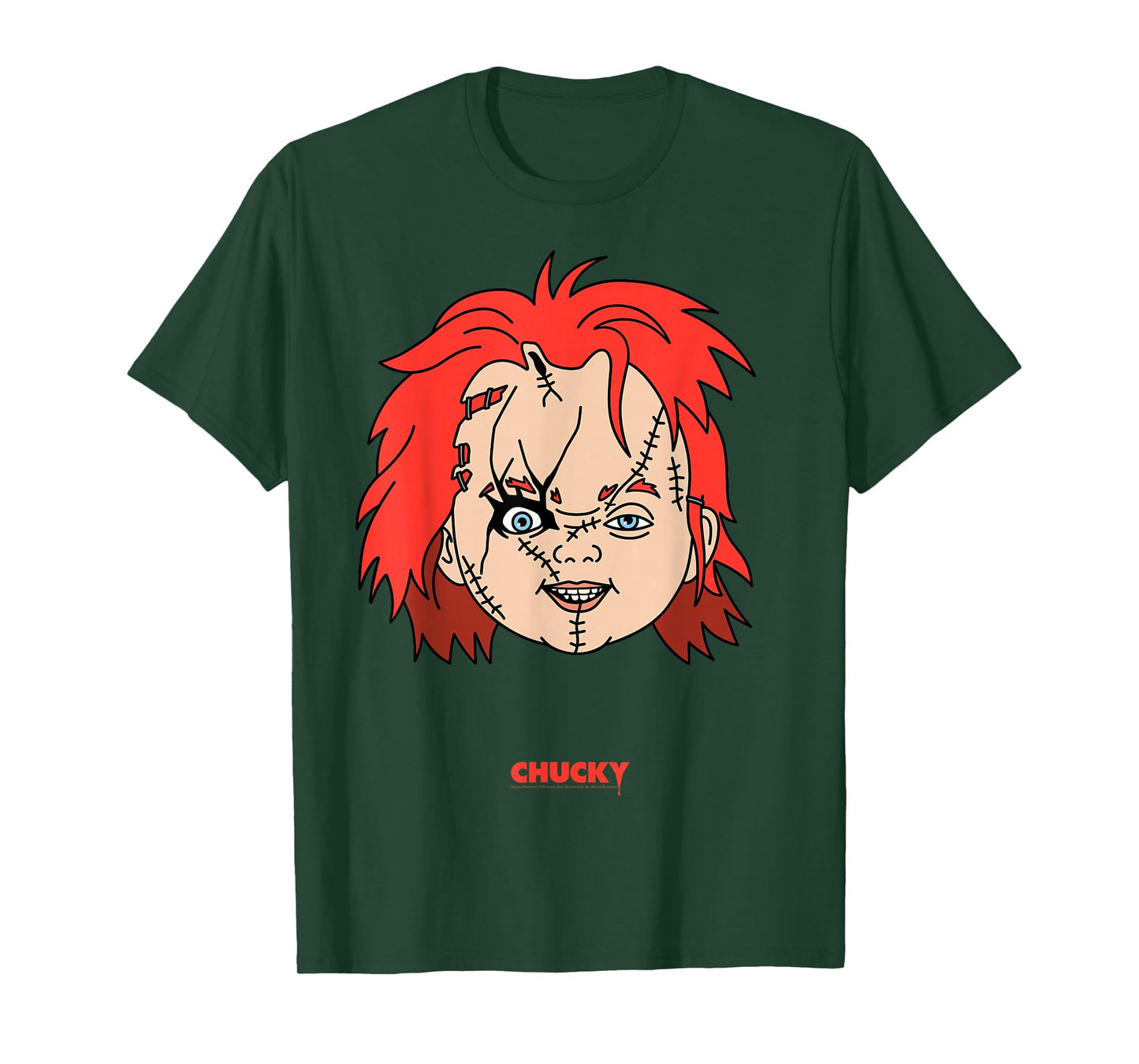Chucky Big Face Portrait T-Shirt