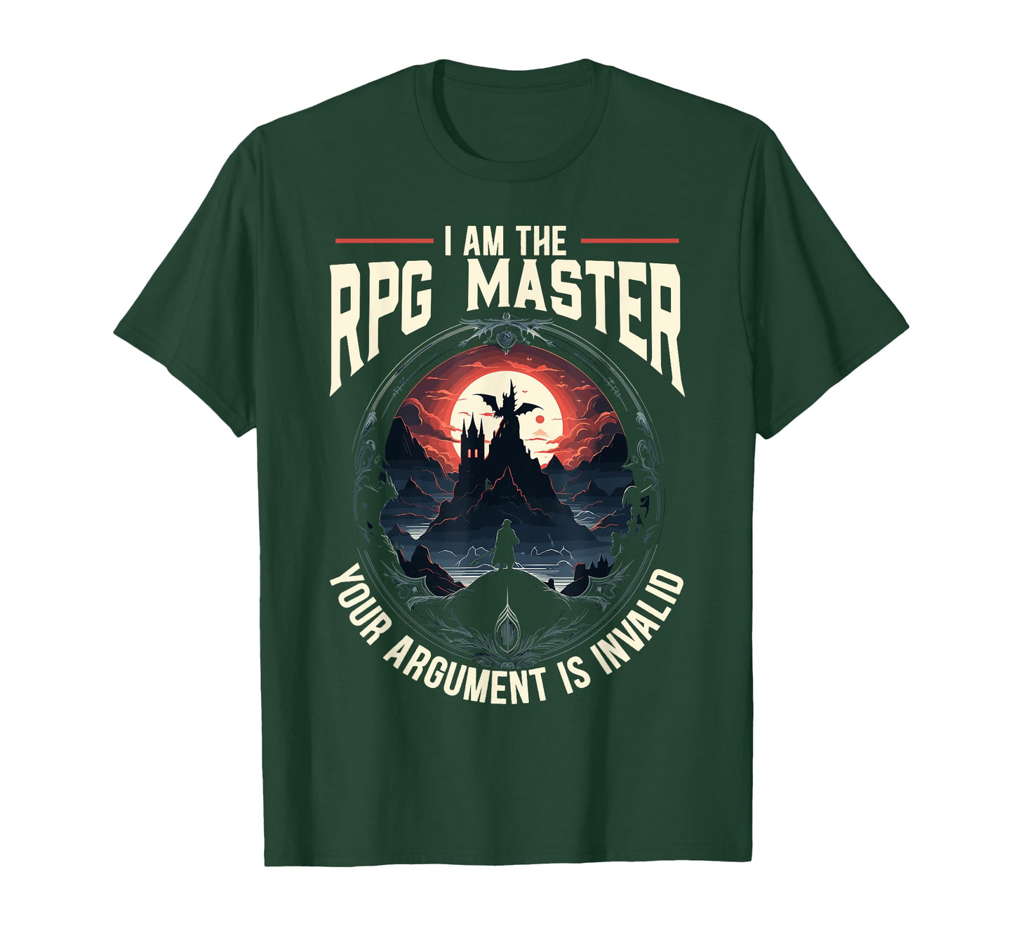 RPG Master D20 Gaming Tabletop Games Funny RPG Gamer T-Shirt