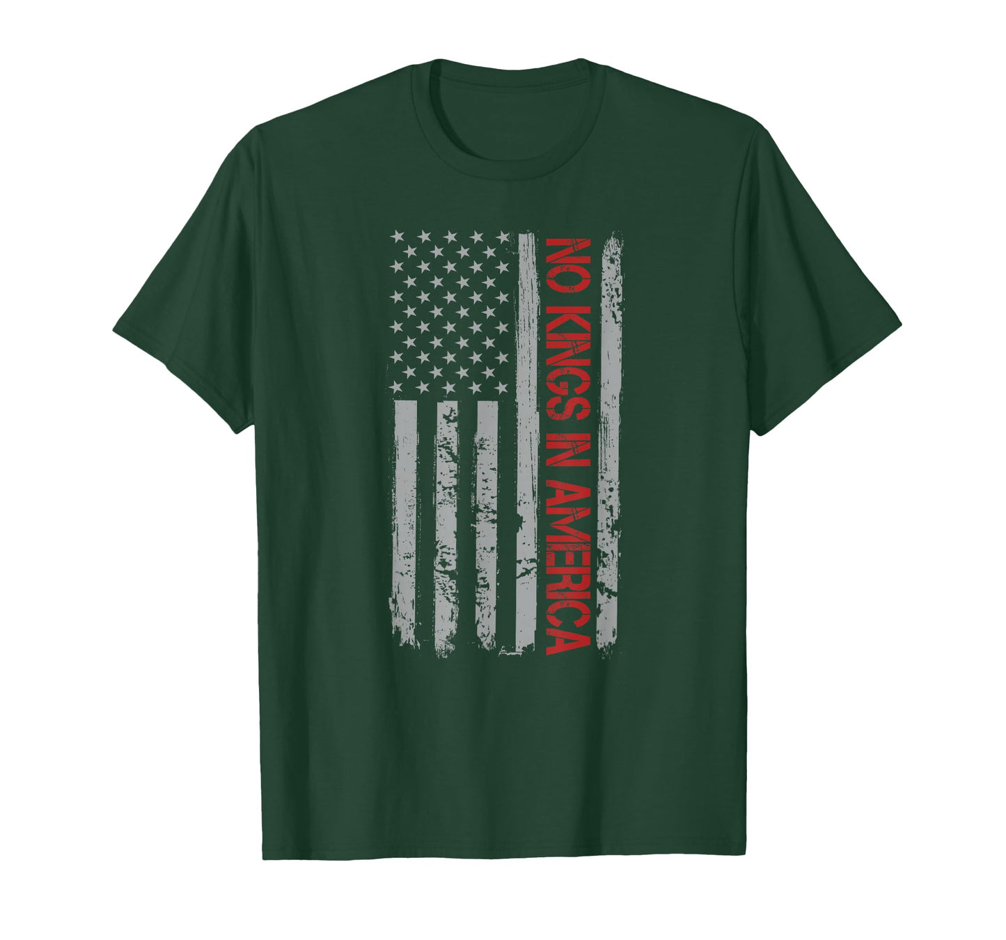 No Kings In America US Flag Vintage T-Shirt