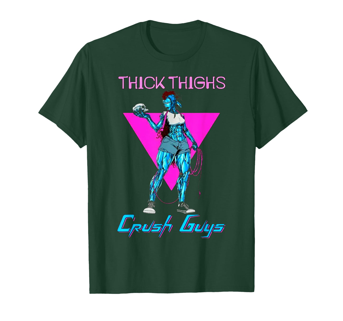 Thiick Thighs Crush Guys Weightlifting Bodybuilding Gym T-Shirt