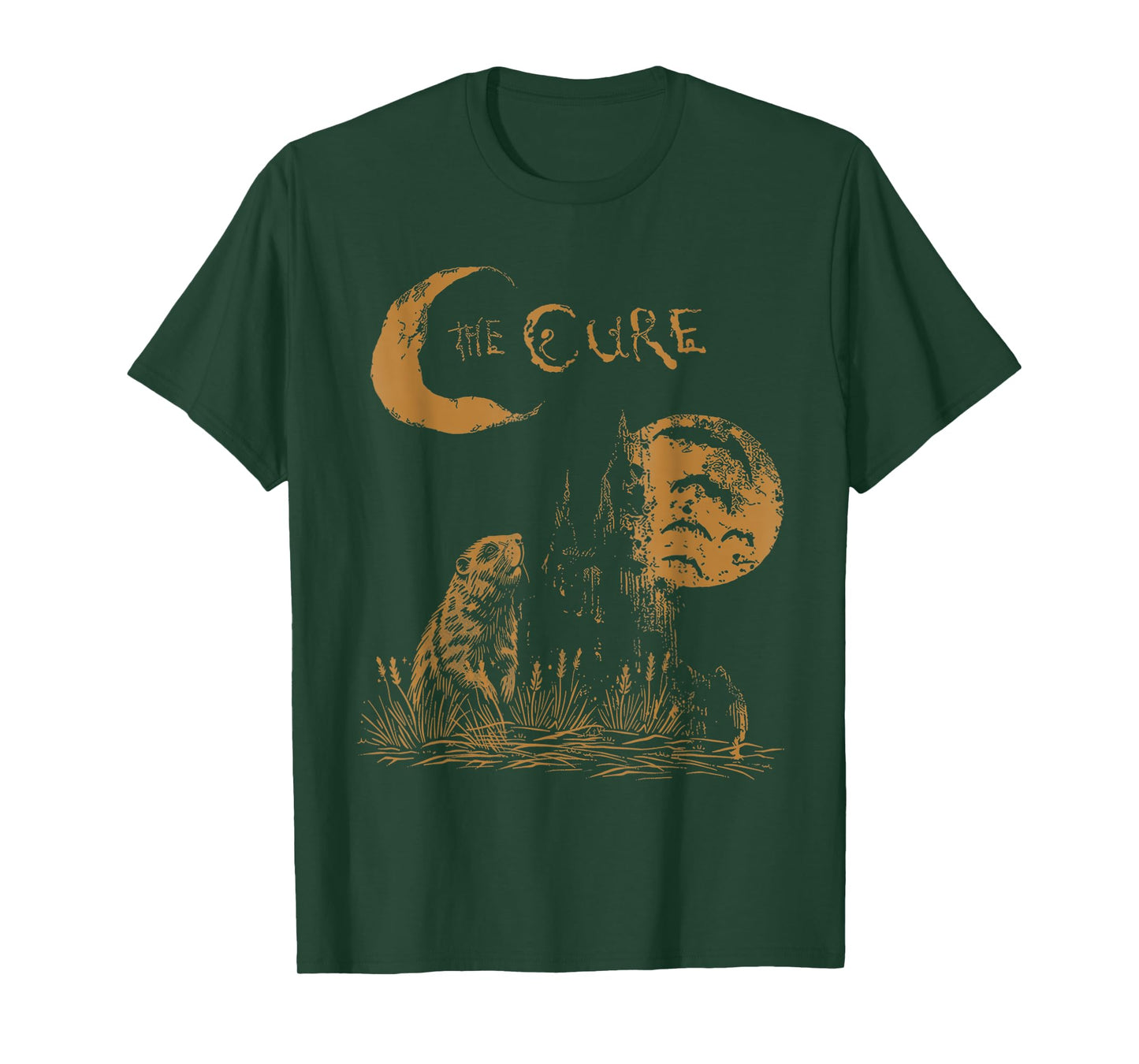 The Cure Vintage Woodchuck In The Field Under The Stars T-Shirt