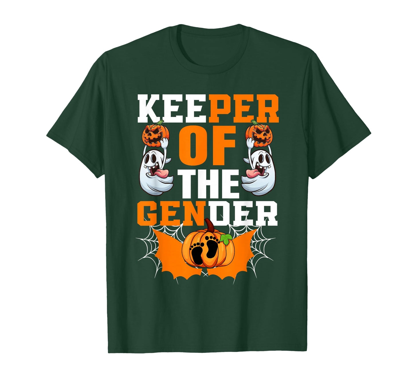 Funny Boo Secret Keeper of The Gender Reveal Halloween Party T-Shirt