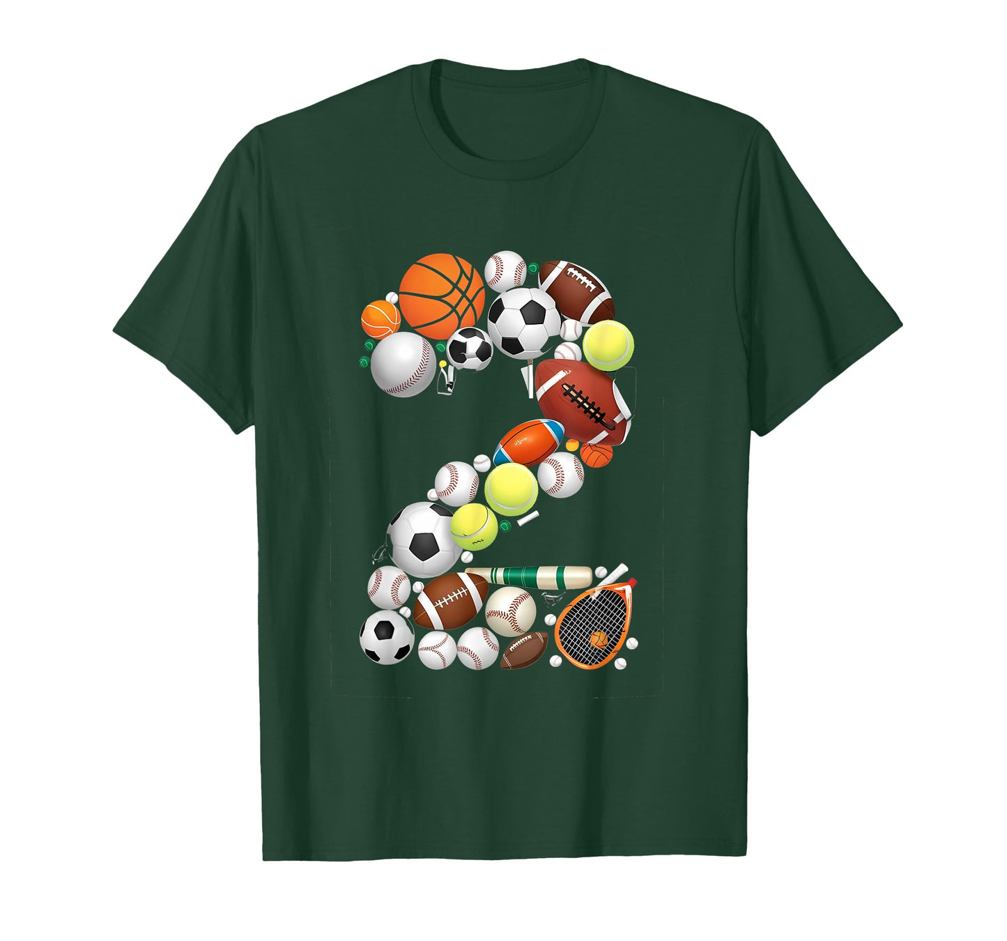 Born 2 Ball Sports Lover Multi-Sport design T-Shirt