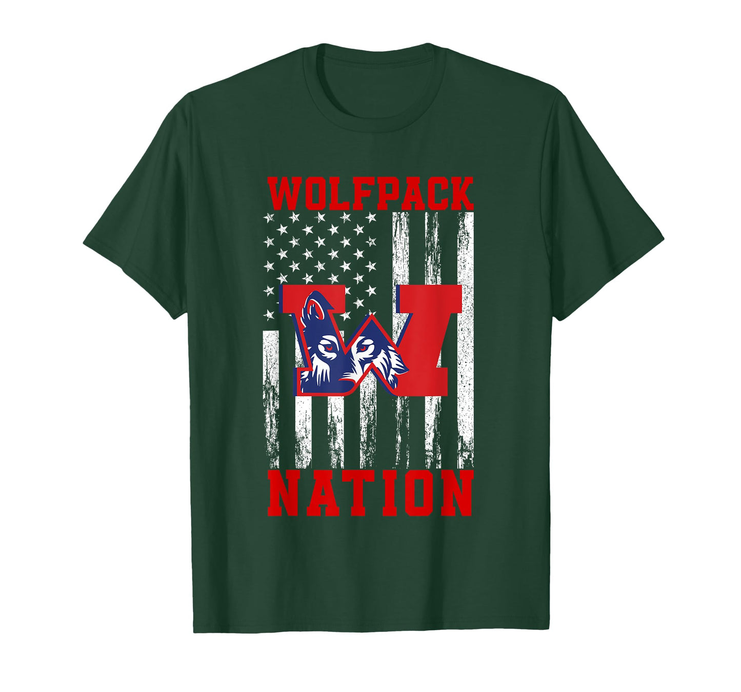 Wolfson Wolfpack Logo Nation HS T-Shirt