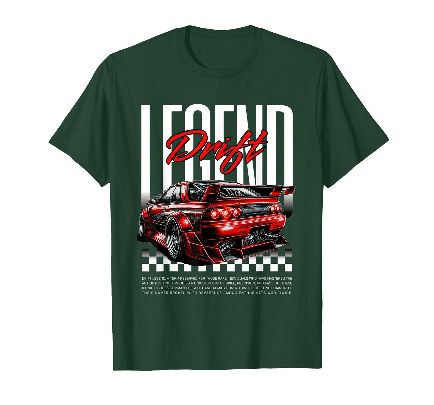 Cool Retro Vintage Japanese JDM Tokyo Japan Drift Race Car T-Shirt